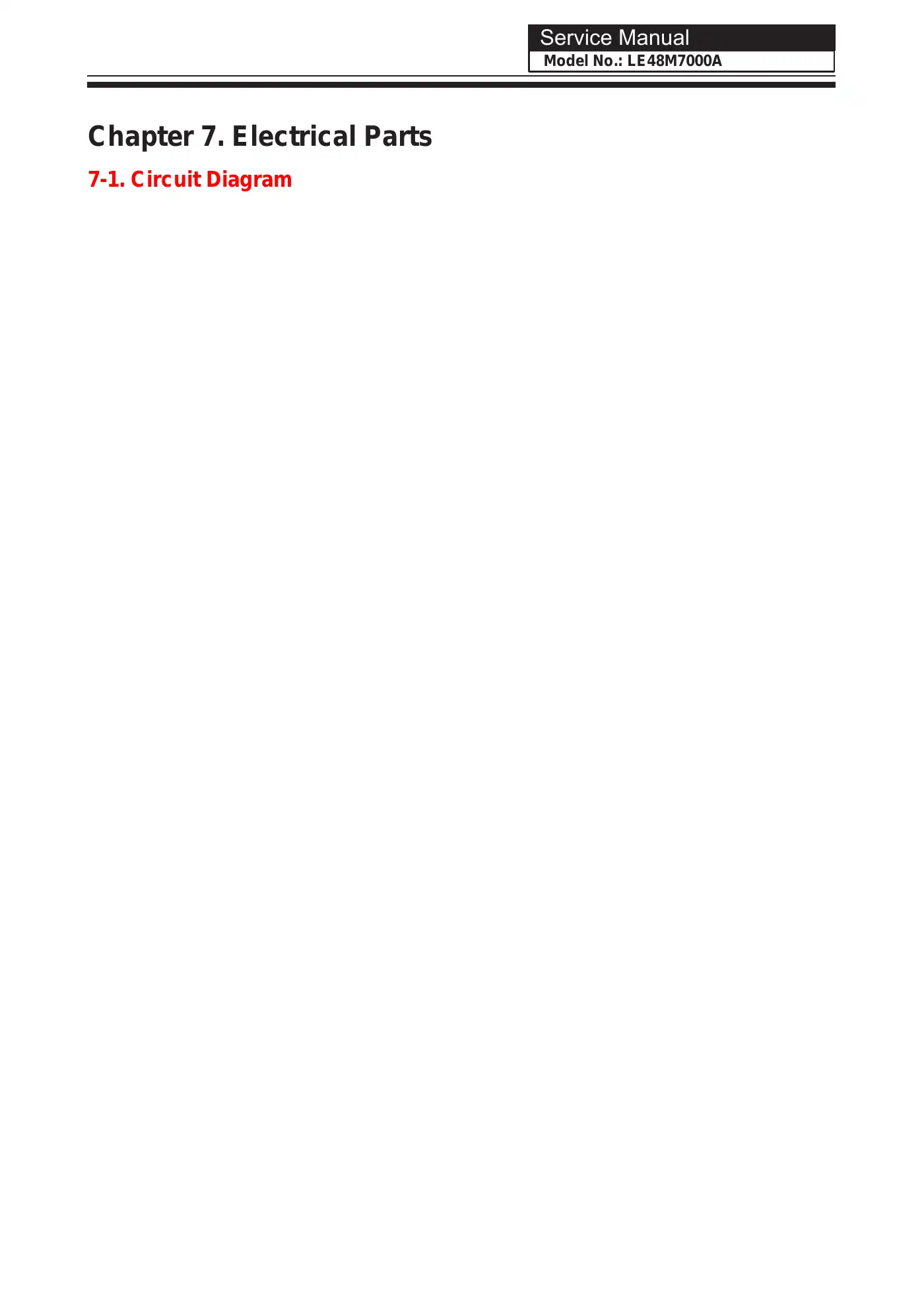 Haier LE48M7000A Service Manual Manual pdf 25 page image