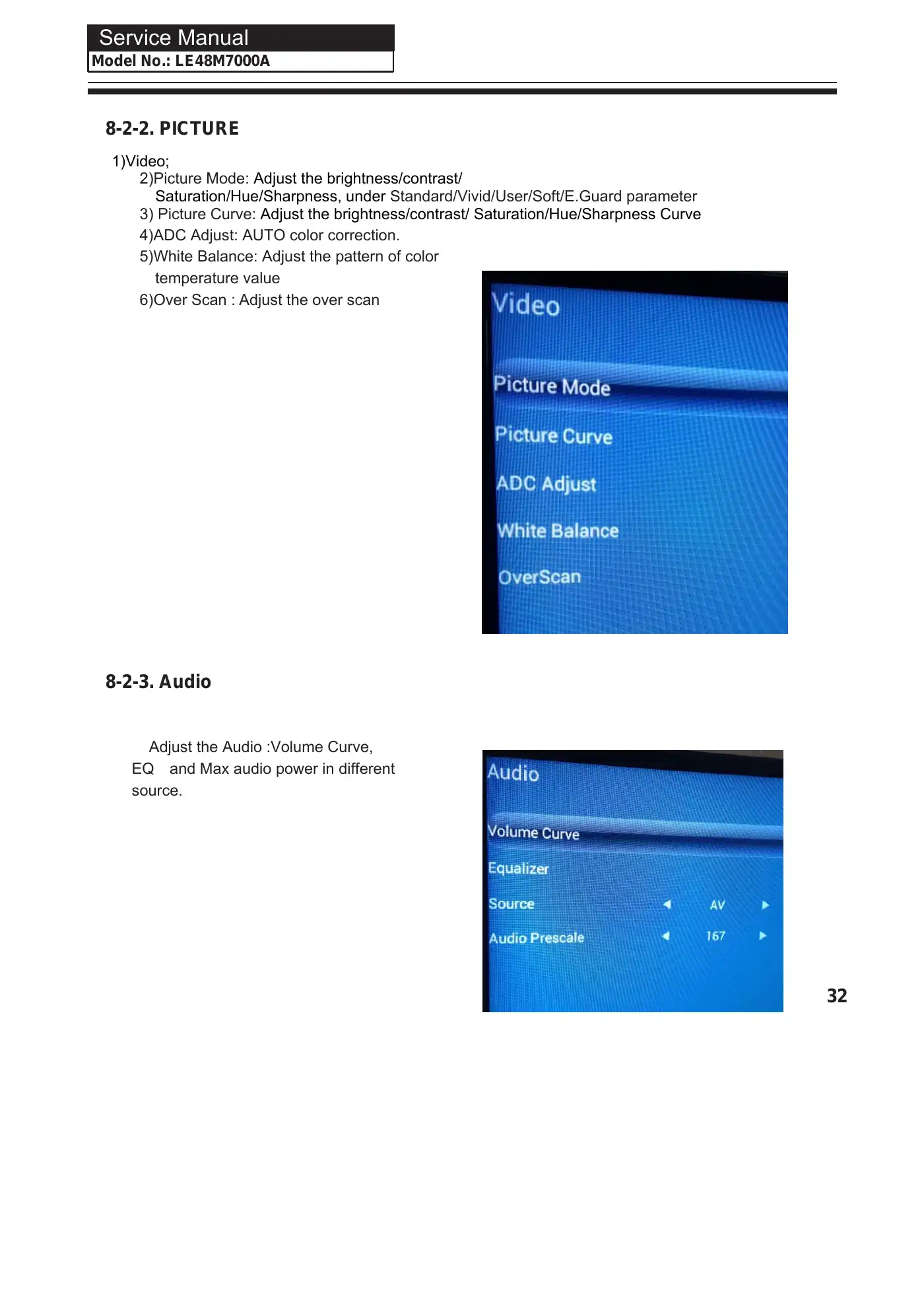 Haier LE48M7000A Service Manual Manual pdf 41 page image