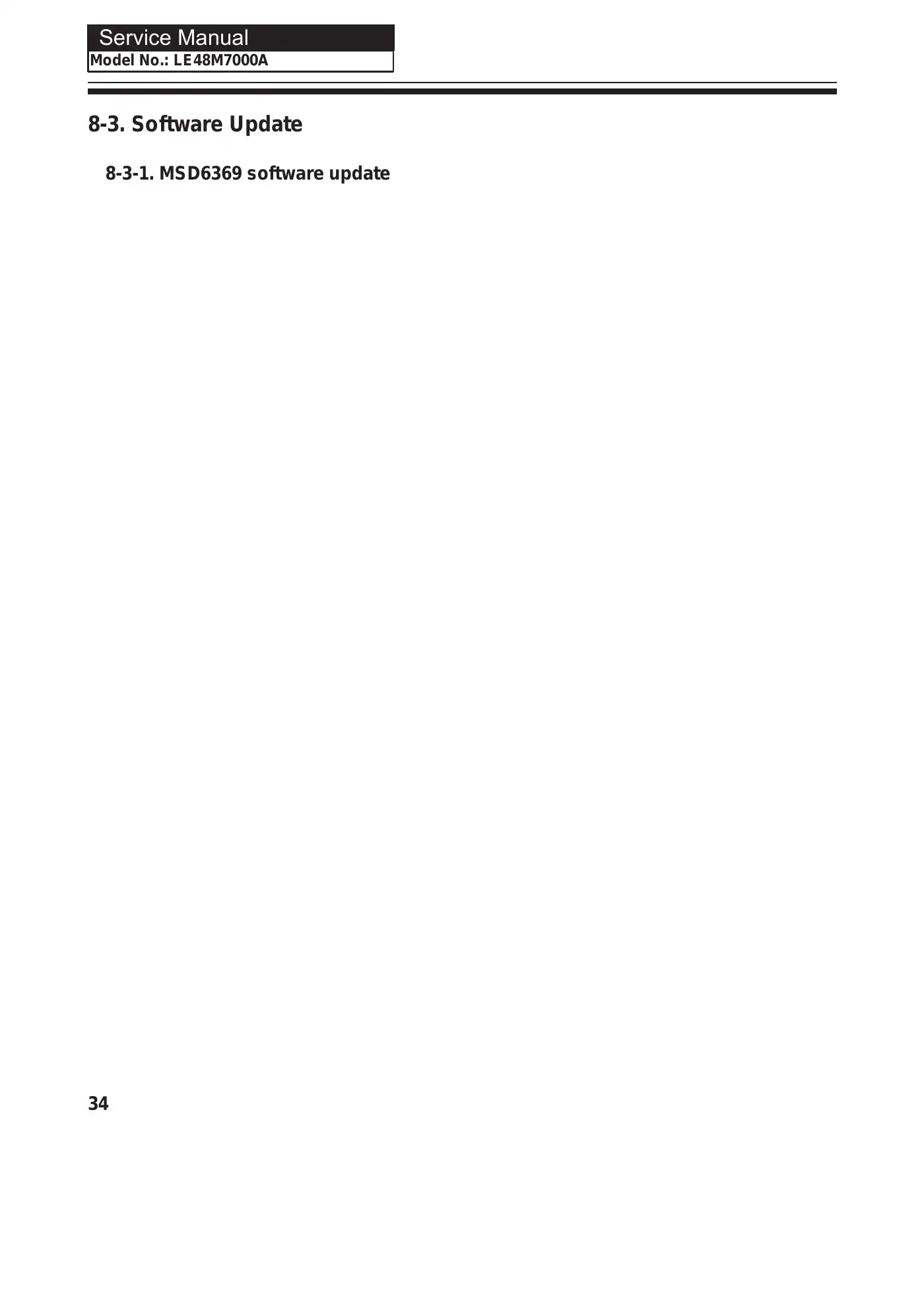 Haier LE48M7000A Service Manual Manual pdf 44 page image