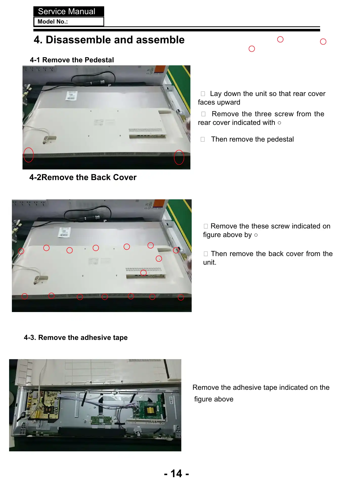 Haier LE49K6500U Service Manual Manual pdf 15 page image