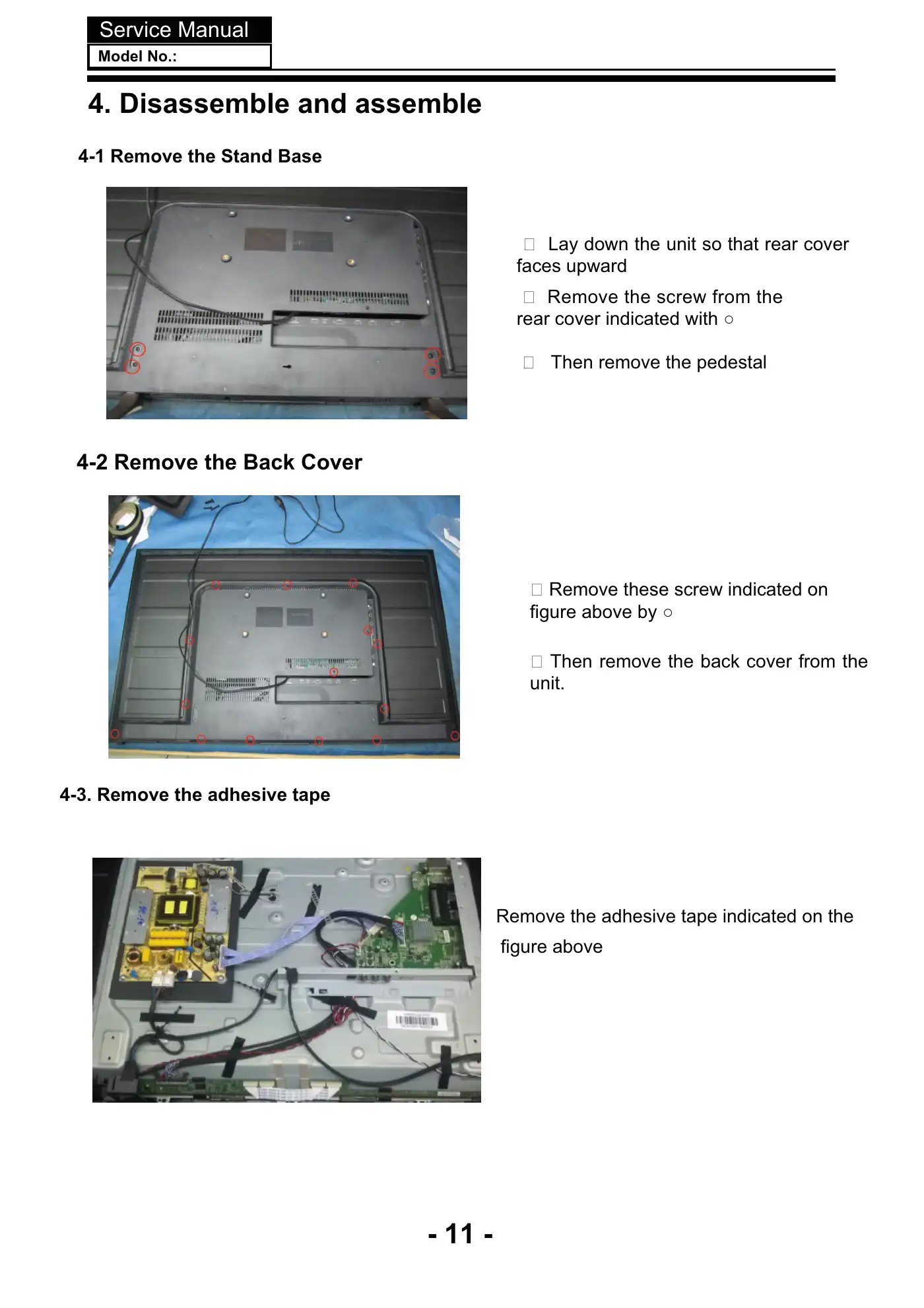 Haier LE50K6000SF Service Manual Manual pdf 12 page image
