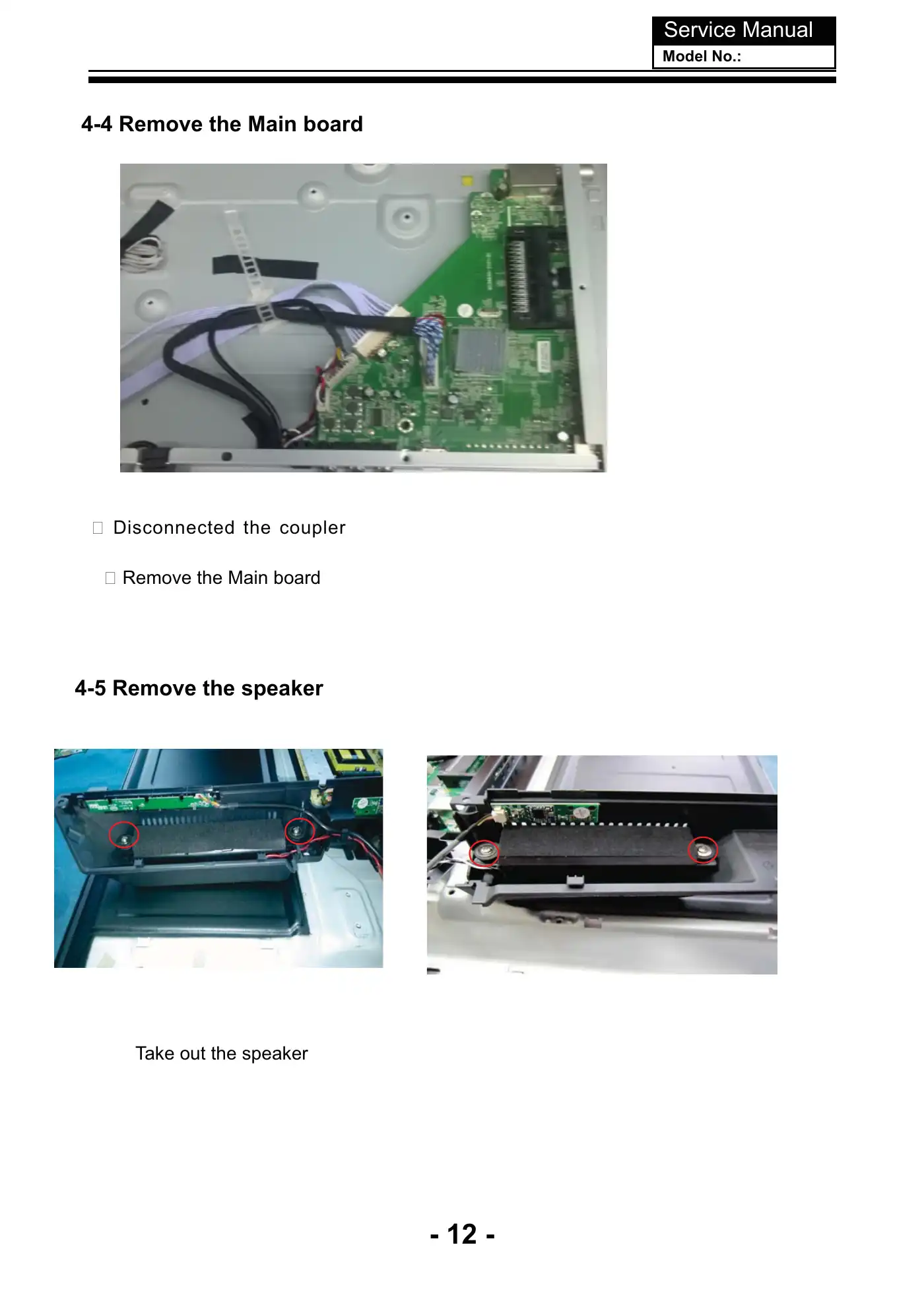 Haier LE50K6000SF Service Manual Manual pdf 13 page image