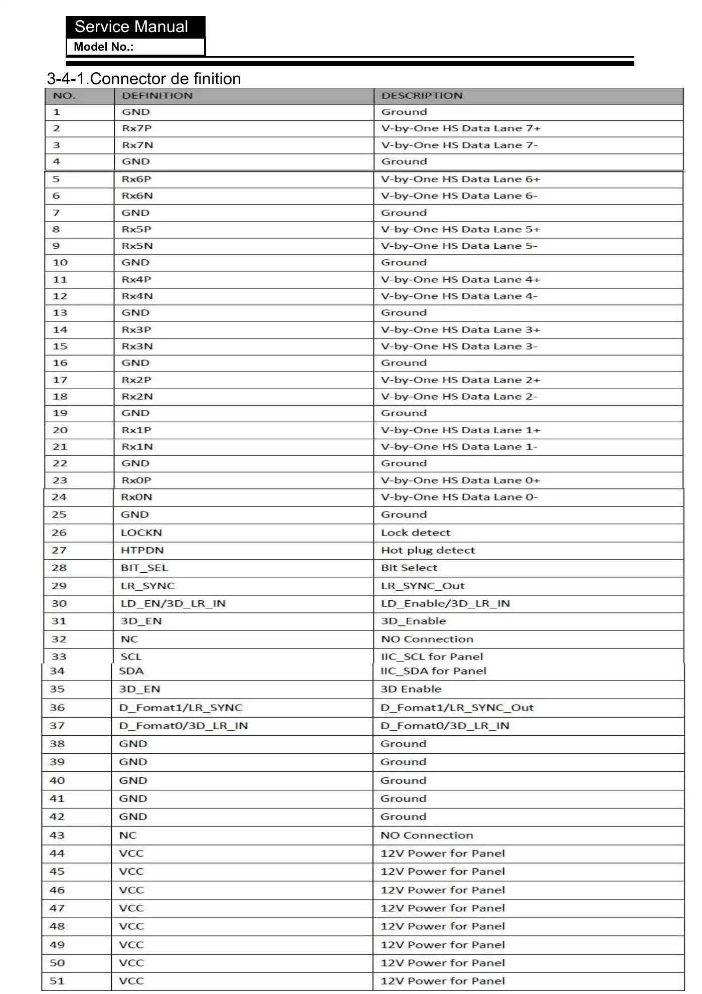 Haier LE50K6500U Service Manual Manual pdf 14 page image