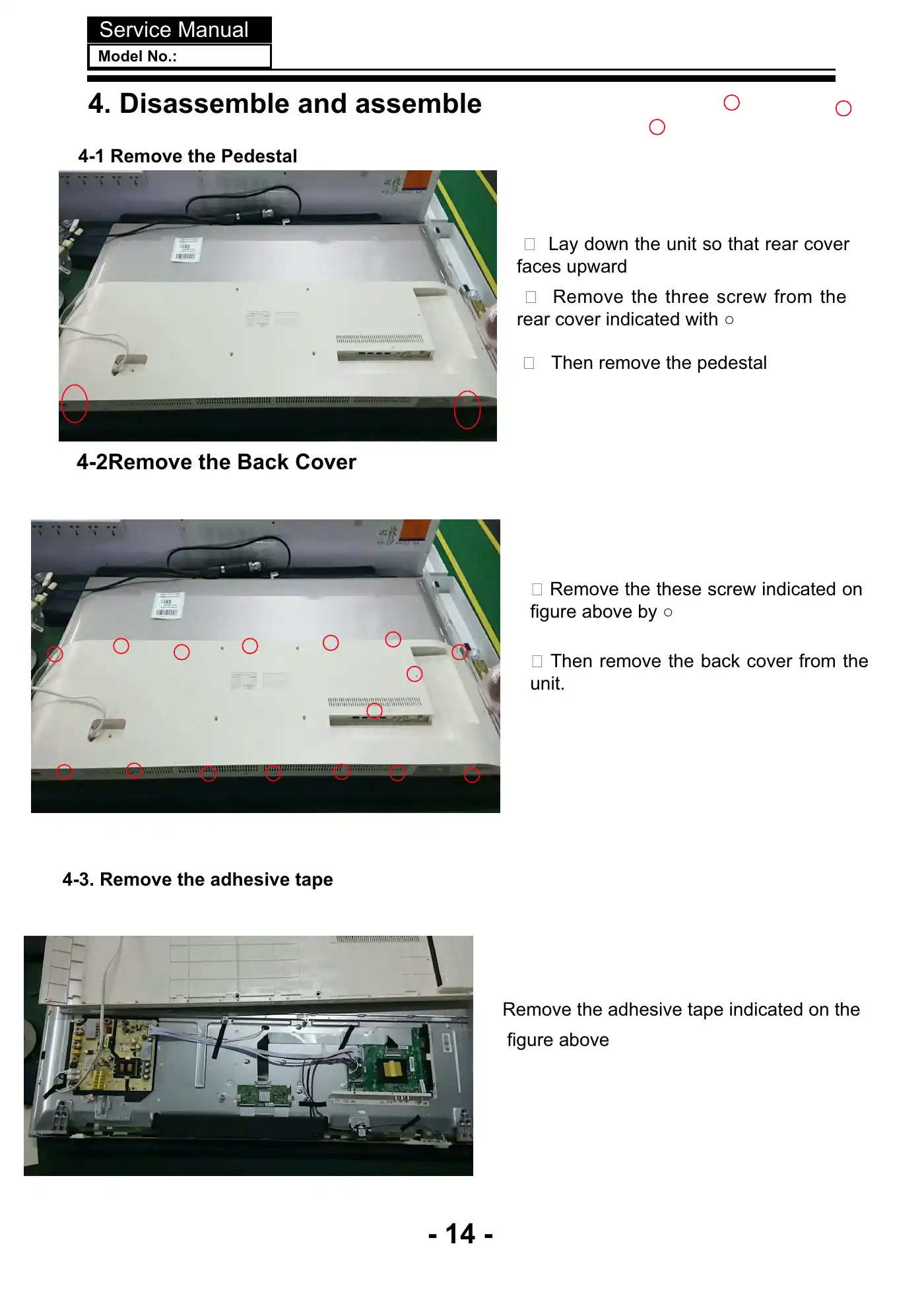Haier LE50K6500U Service Manual Manual pdf 15 page image