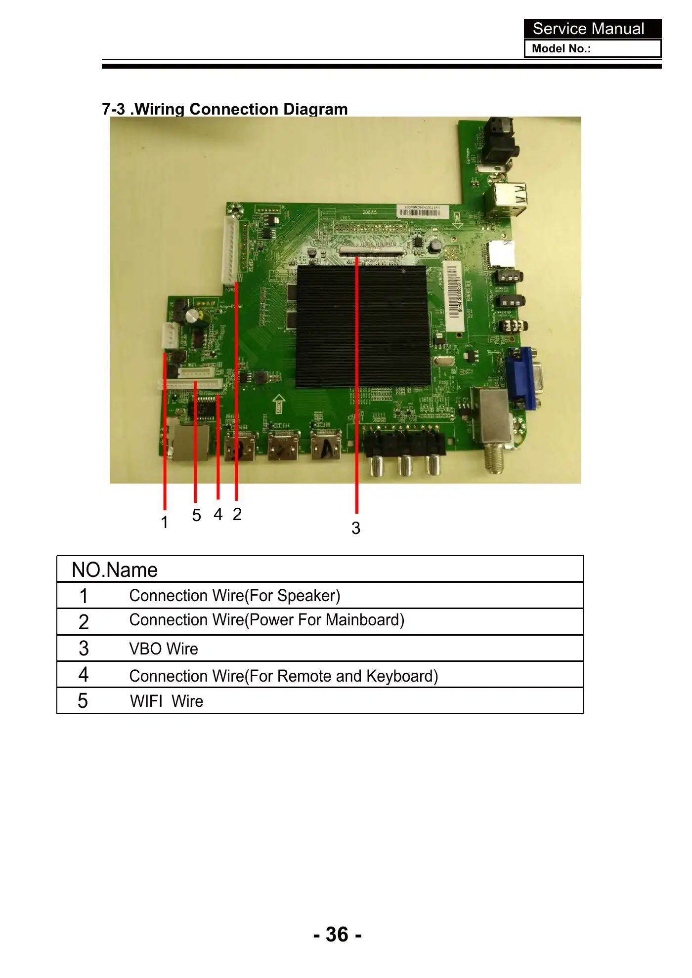 Haier LE50K6500U Service Manual Manual pdf 40 page image