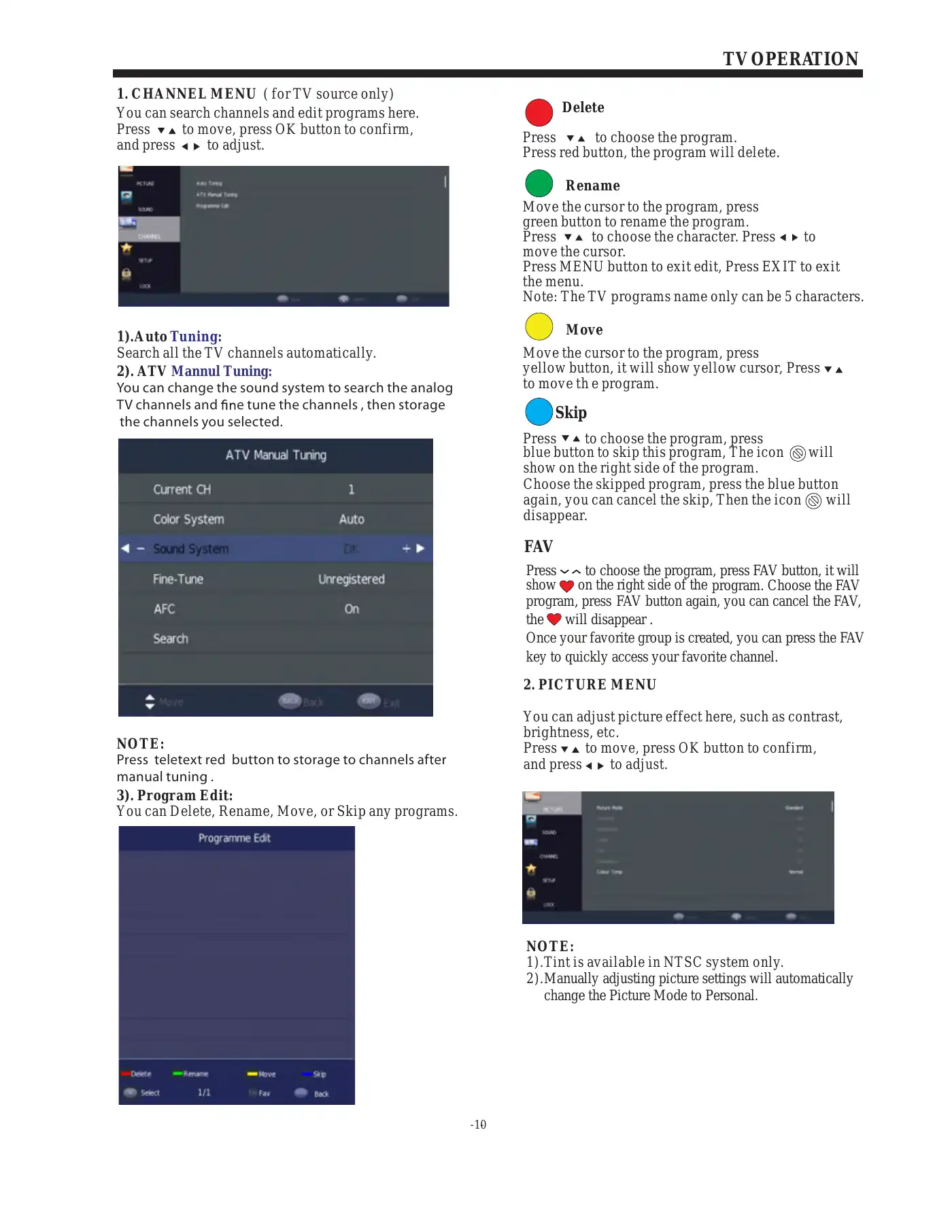 Haier LE55B9500U User Manual Manual pdf 11 page image