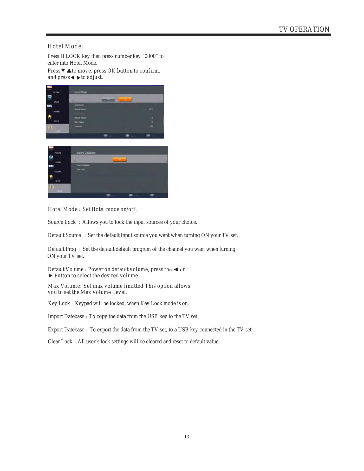 Haier LE55B9500U User Manual Manual pdf 14 page image