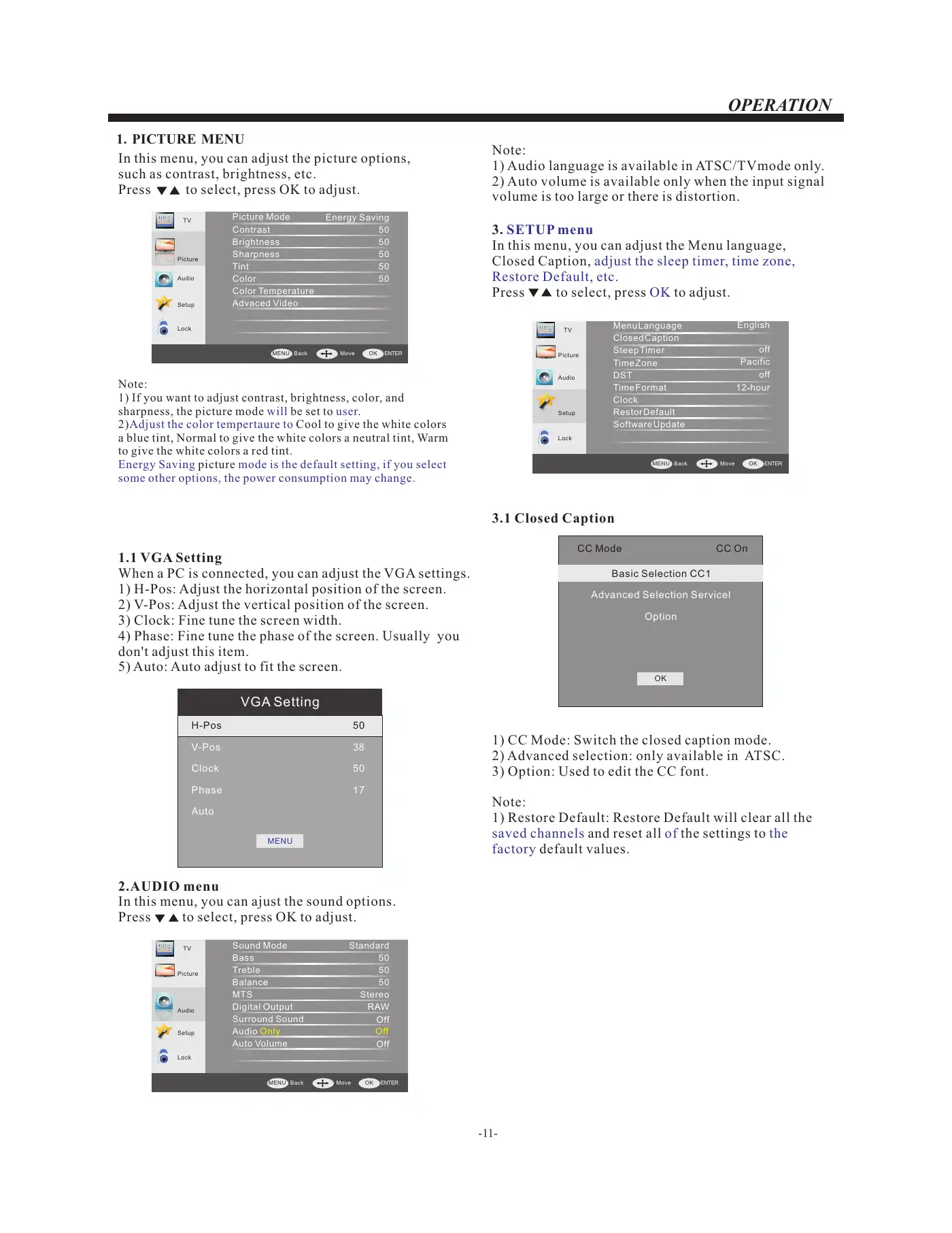 Haier LE55F32800 User Manual Manual pdf 12 page image
