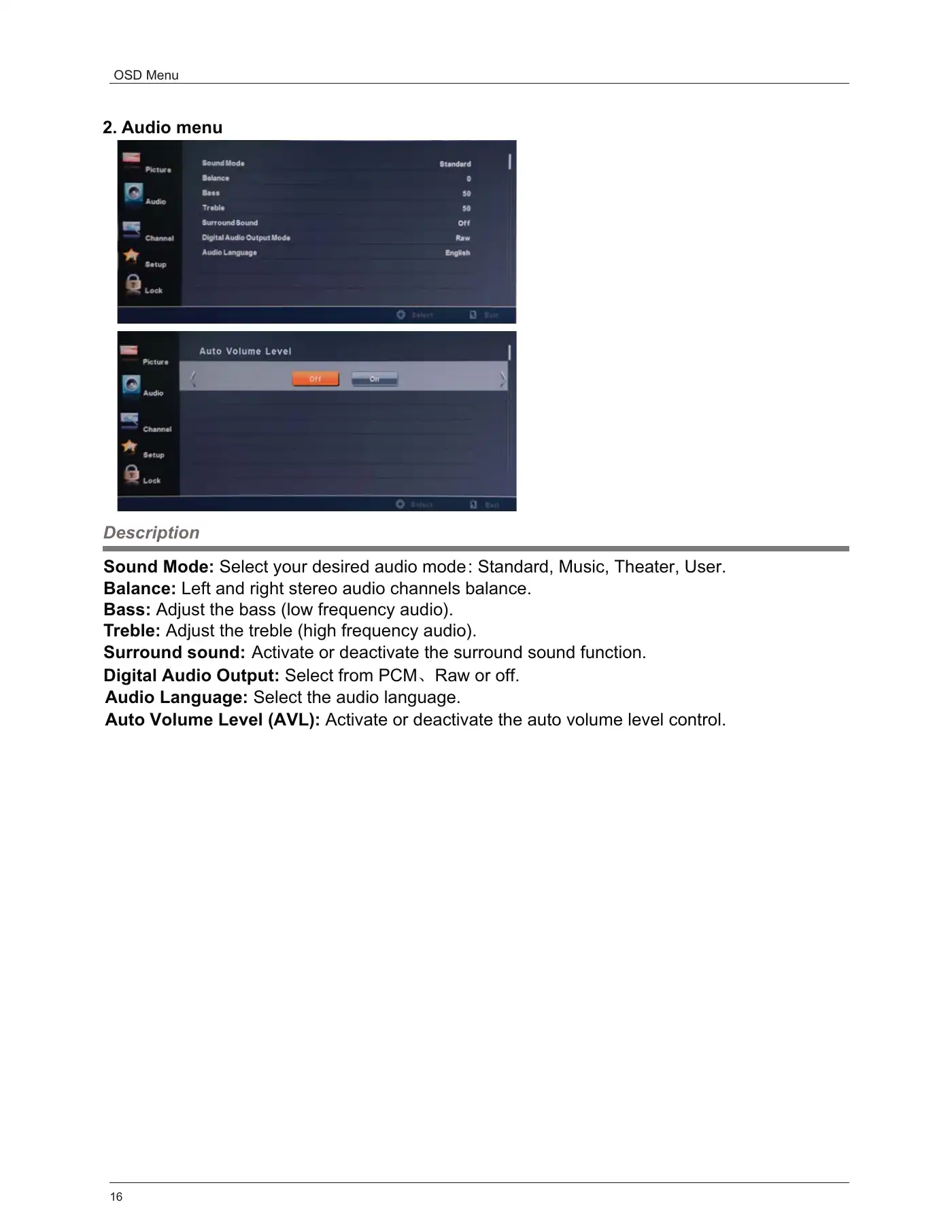 Haier LE58F3281 User Manual Manual pdf 18 page image