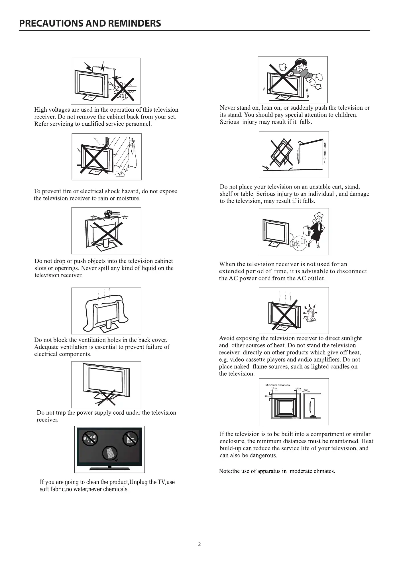 Haier LE65S8000UG Owner's Manual Manual pdf 5 page image
