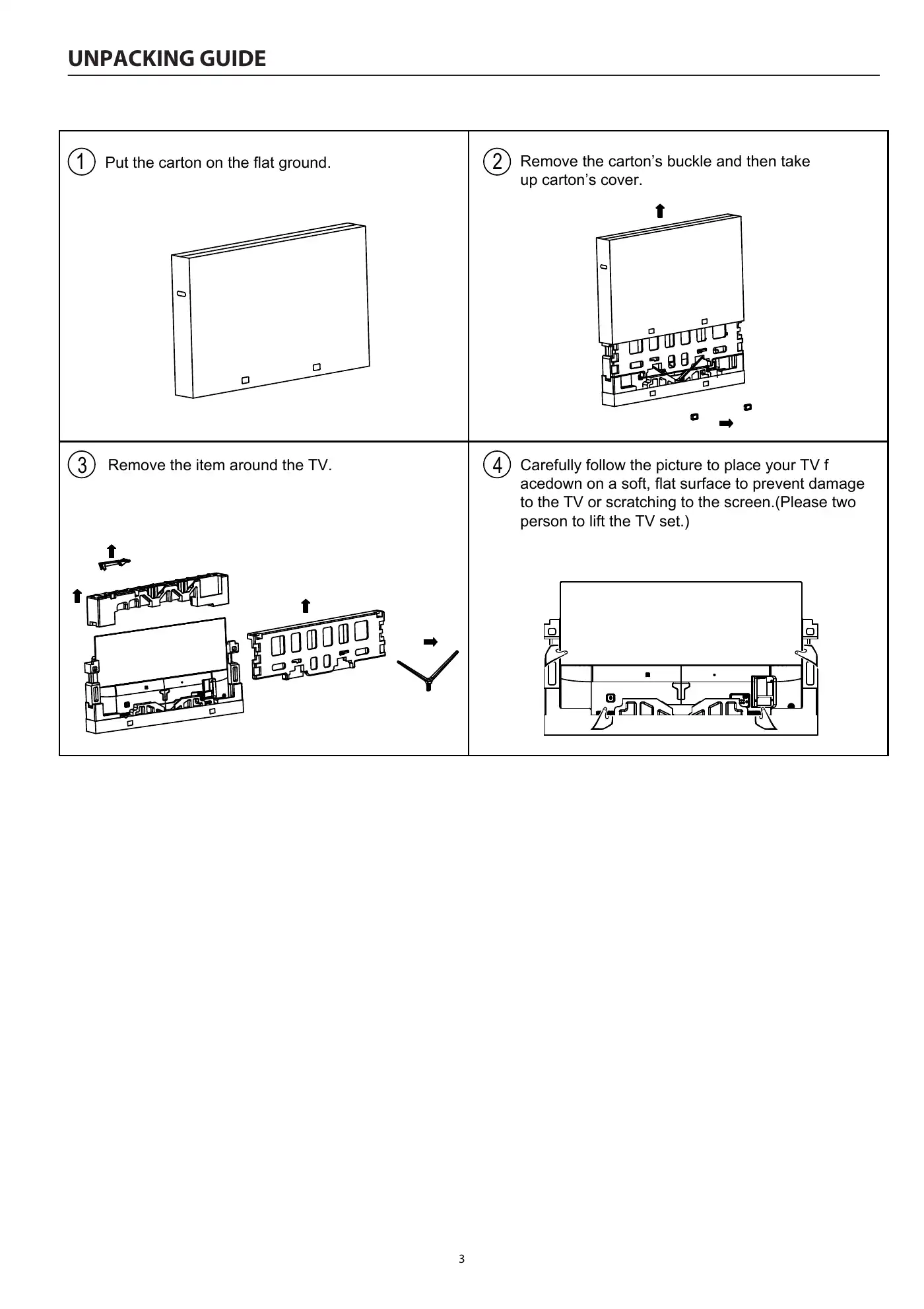 Haier LE65S8000UG Owner's Manual Manual pdf 6 page image