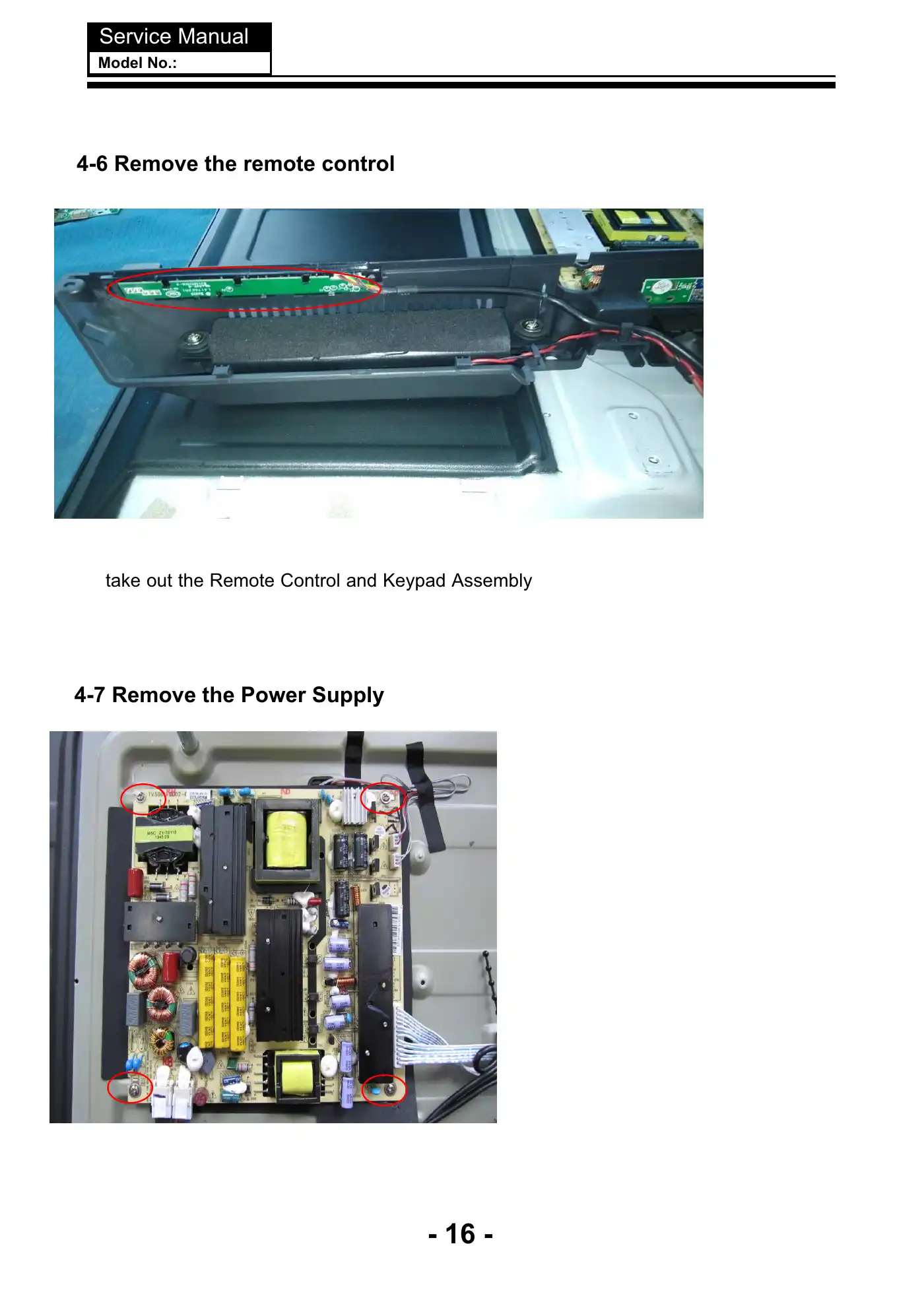 Haier LE65U6500U Service Manual Manual pdf 18 page image