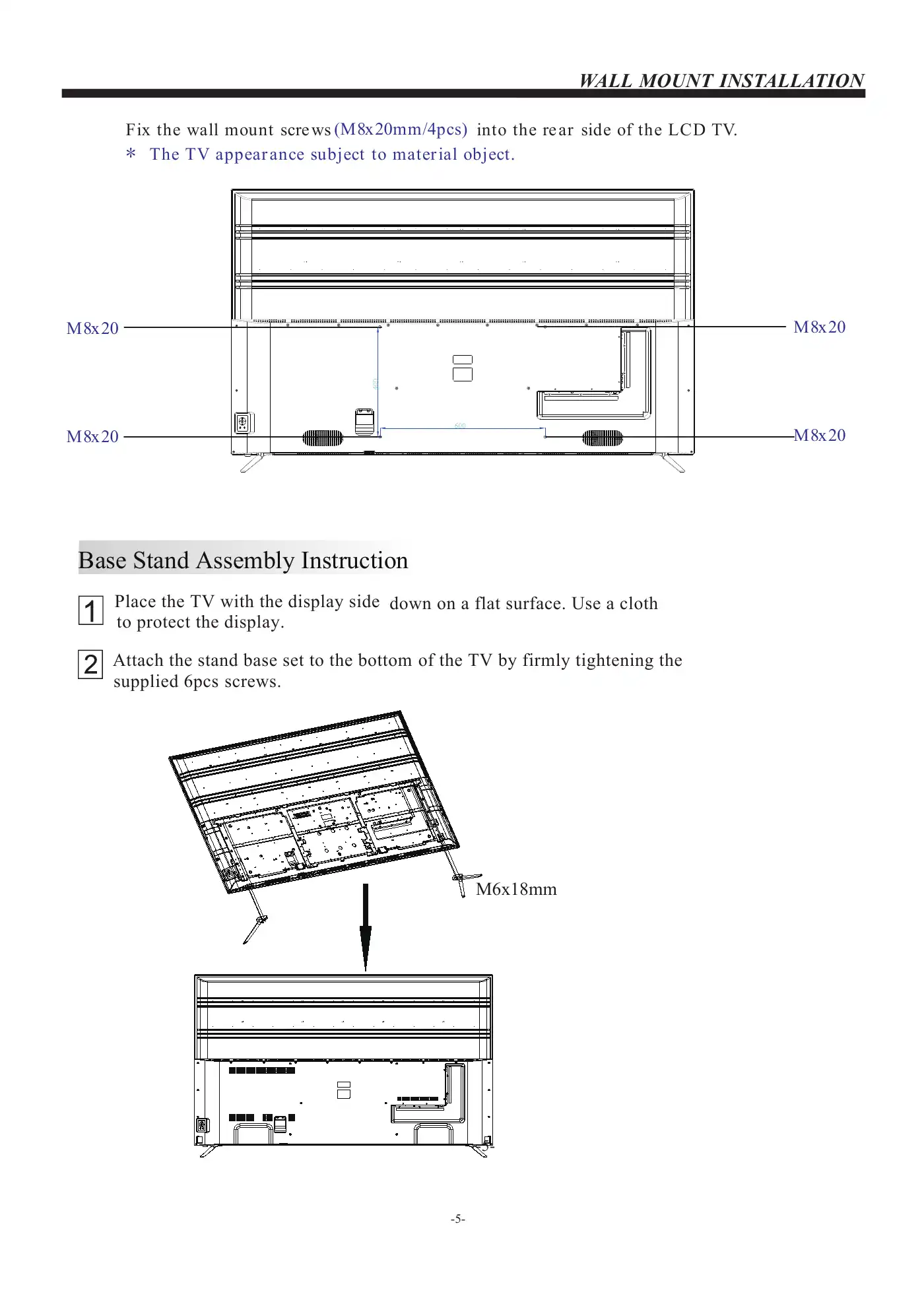 Haier LE75U9000SA User Manual Manual pdf 6 page image
