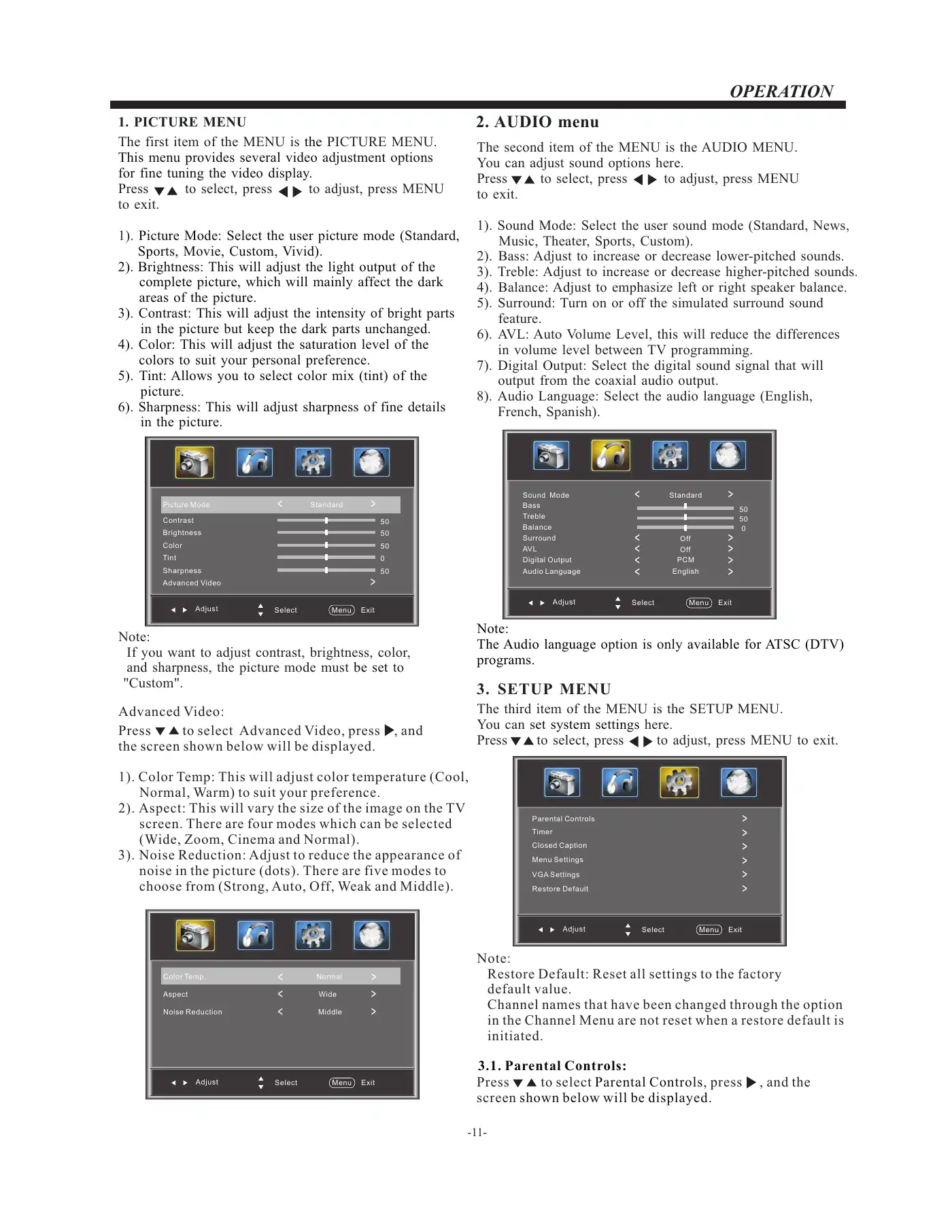 Haier LEC24B2380 User Manual Manual pdf 12 page image
