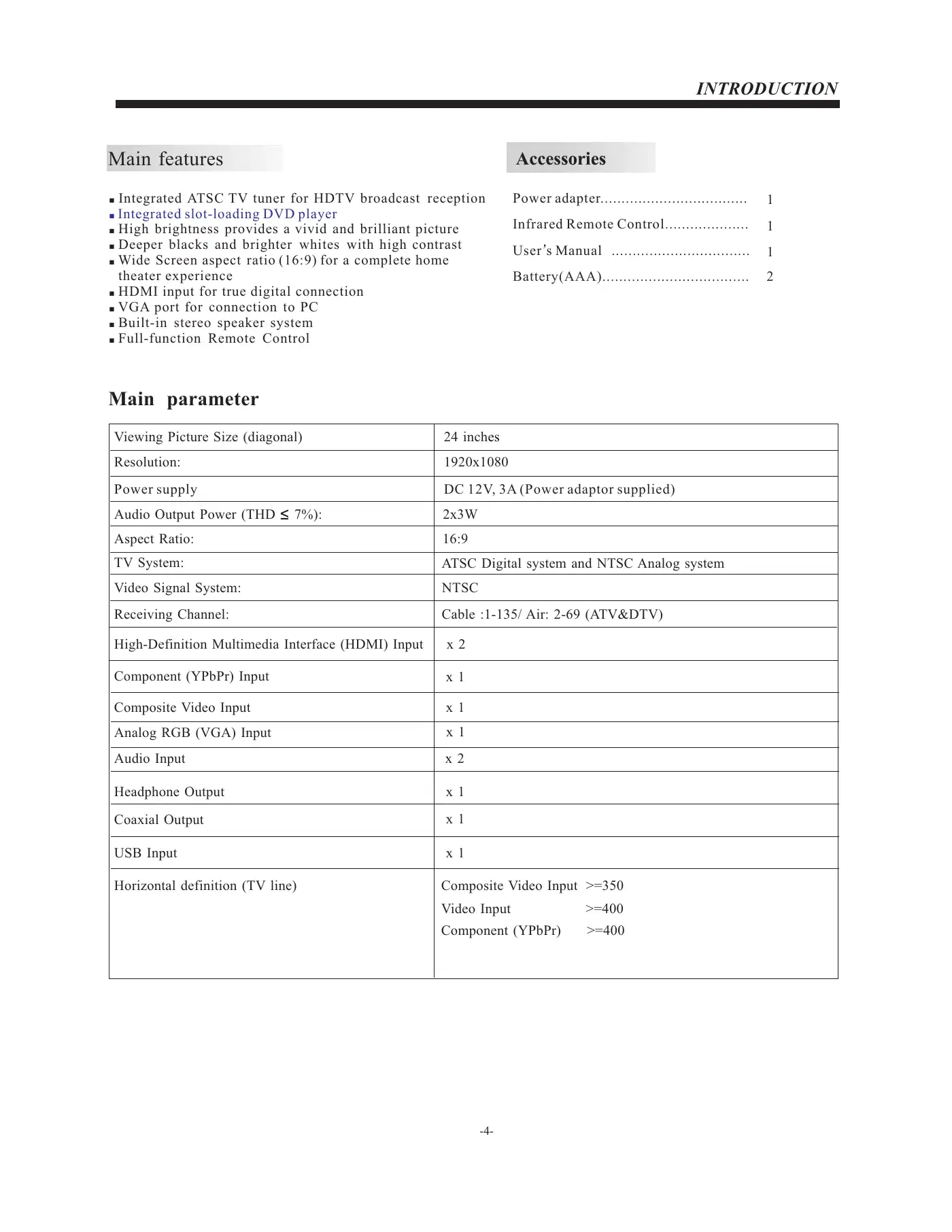 Haier LEC24B2380 User Manual Manual pdf 5 page image