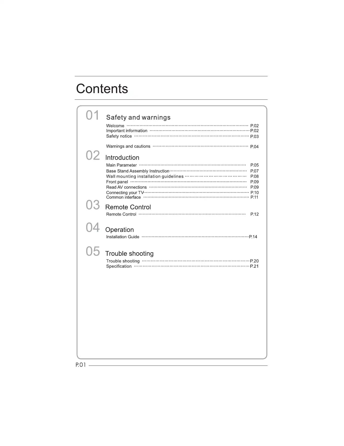 Haier LET19C430 User Manual Manual pdf 2 page image