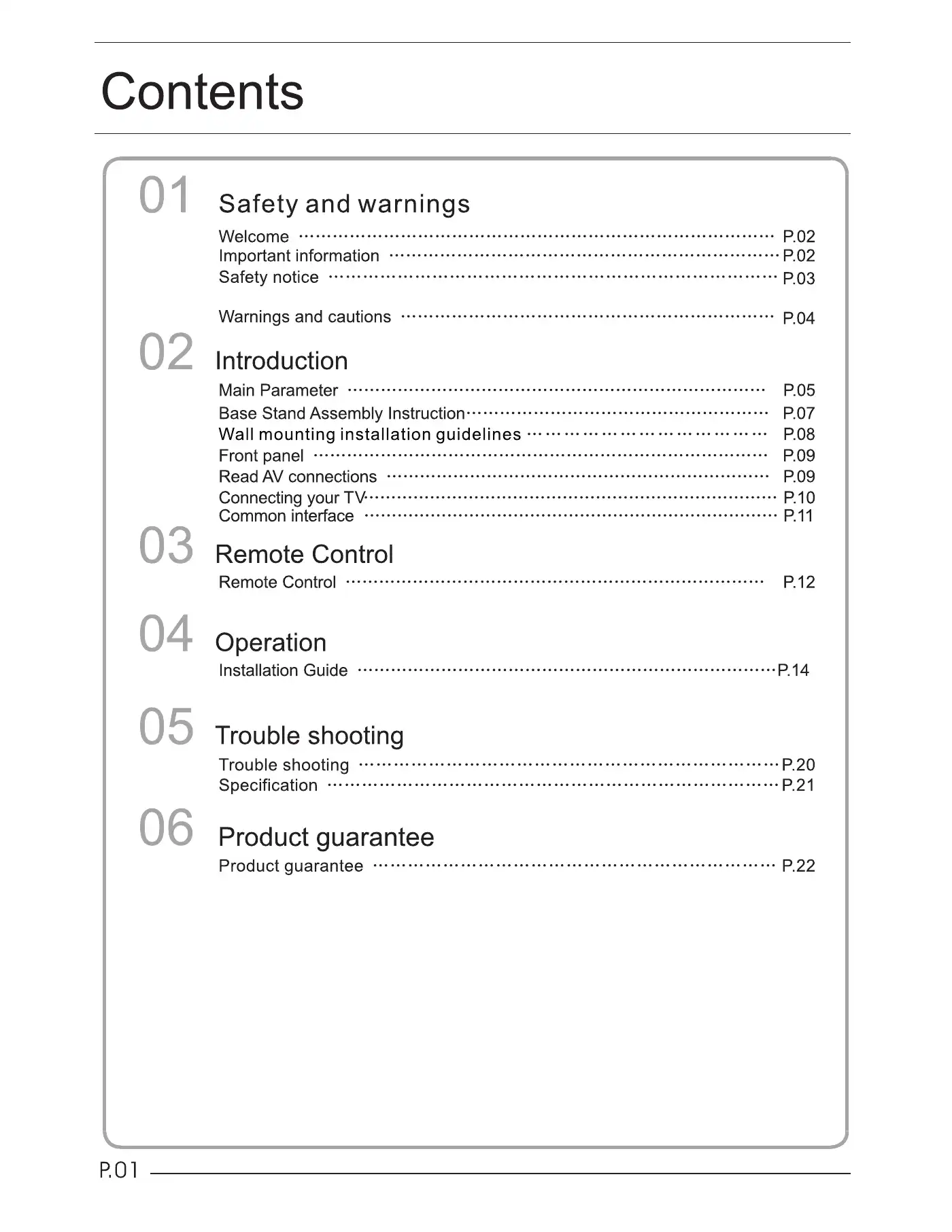 Haier LET19C430 User Manual Manual pdf 2 page image