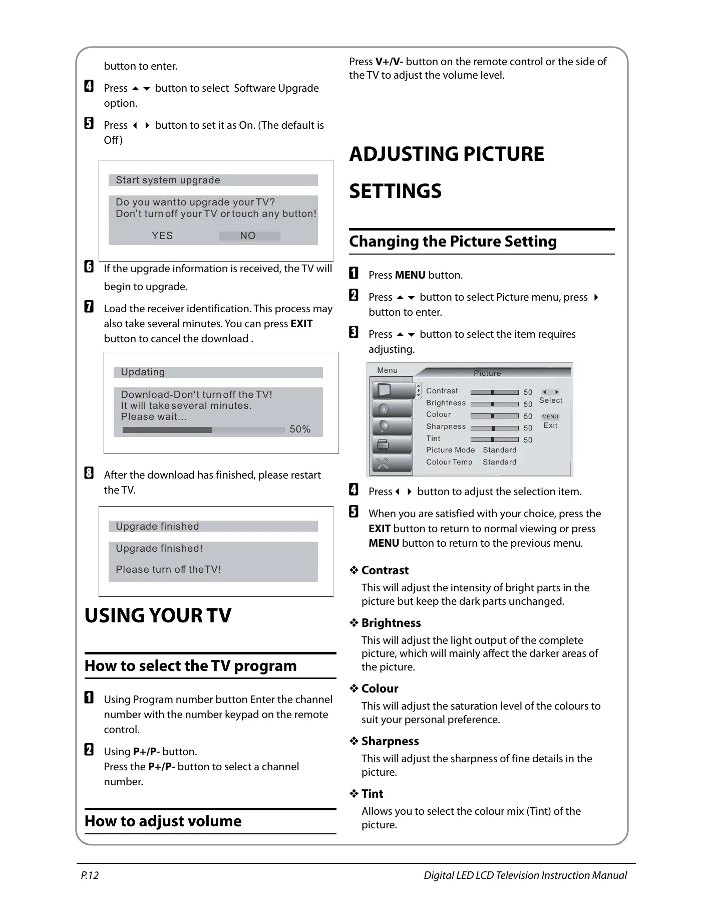 Haier LET19T3CW Instruction Manual Manual pdf 13 page image