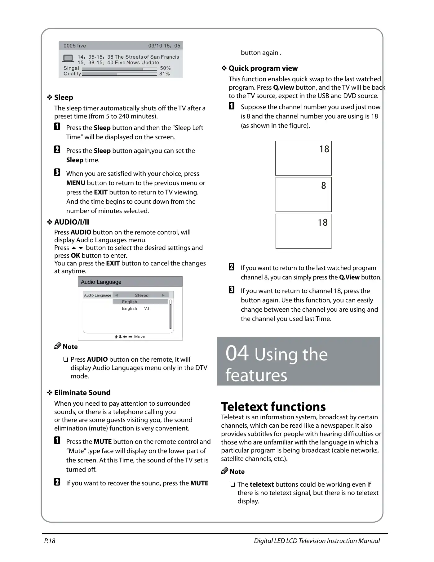 Haier LET19T3CW Instruction Manual Manual pdf 19 page image