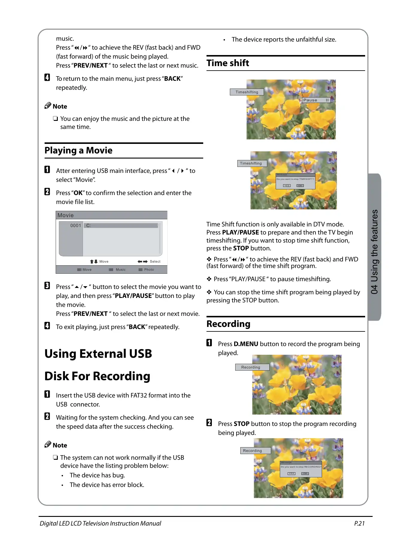 Haier LET19T3CW Instruction Manual Manual pdf 22 page image