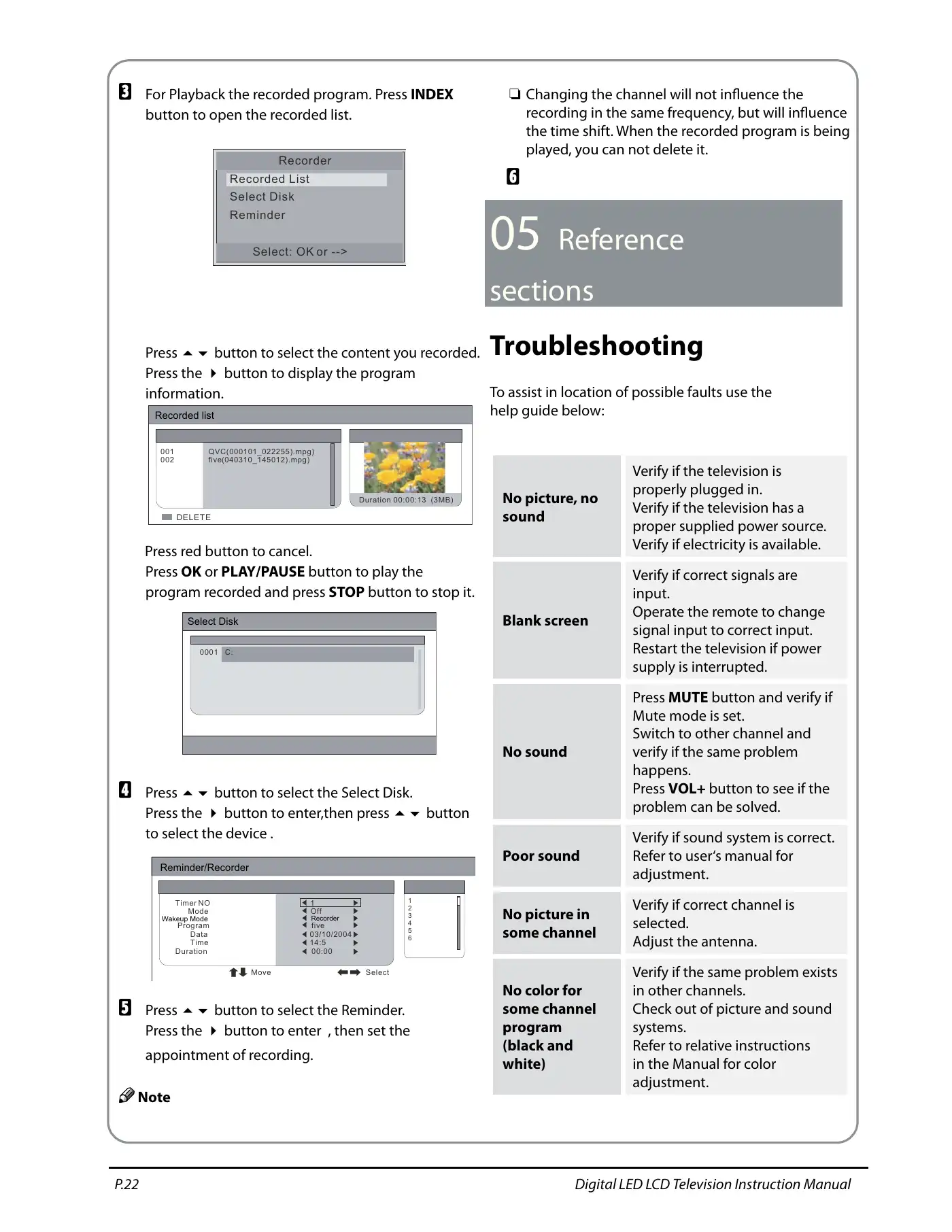 Haier LET19T3CW Instruction Manual Manual pdf 23 page image