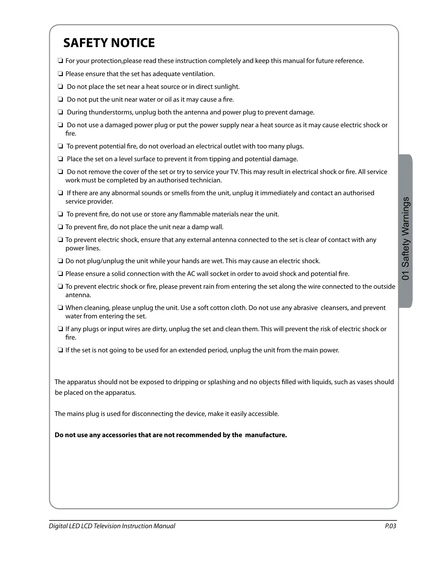 Haier LET19T3CW Instruction Manual Manual pdf 4 page image