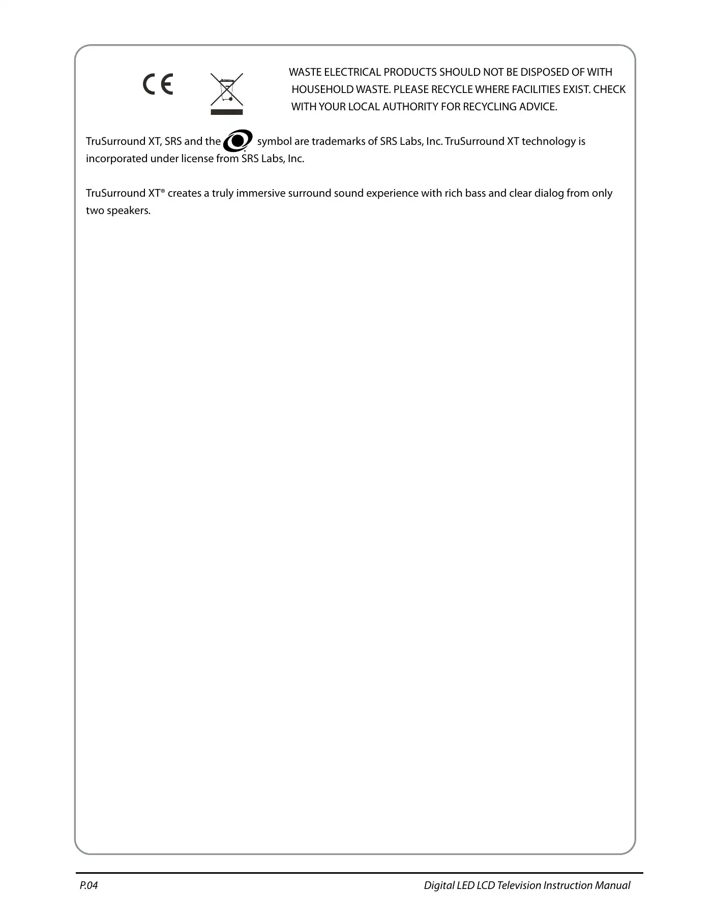 Haier LET19T3CW Instruction Manual Manual pdf 5 page image