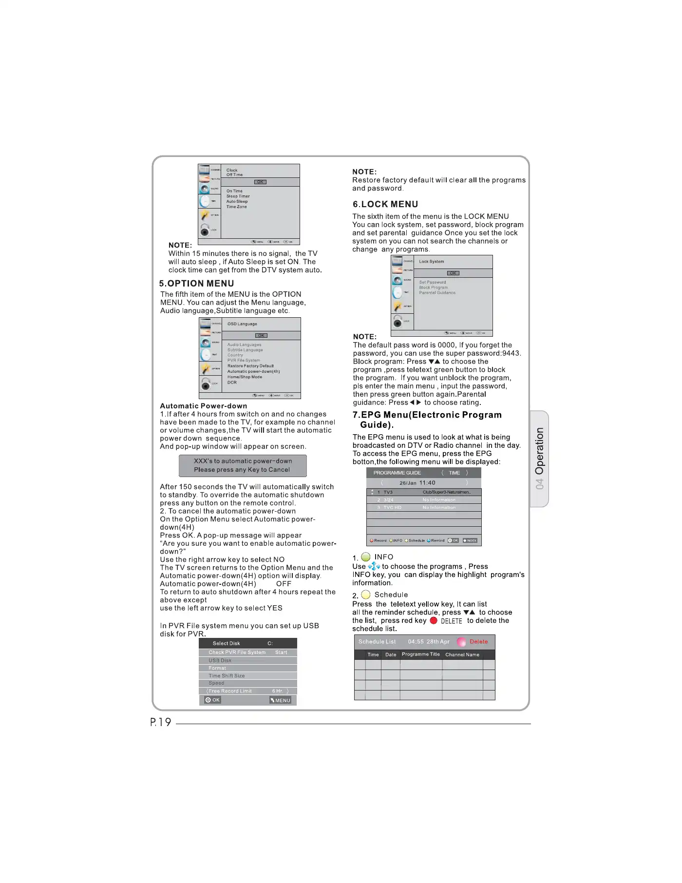 Haier LET32T1000HFM User Manual Manual pdf 20 page image