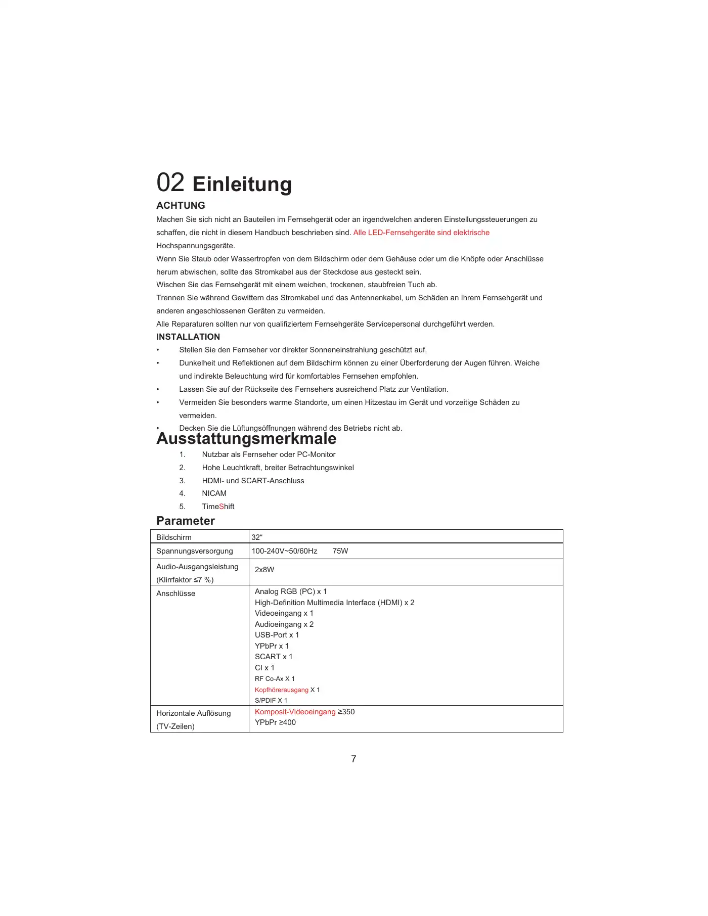Haier LET32T1000HFM User Manual Manual pdf 35 page image