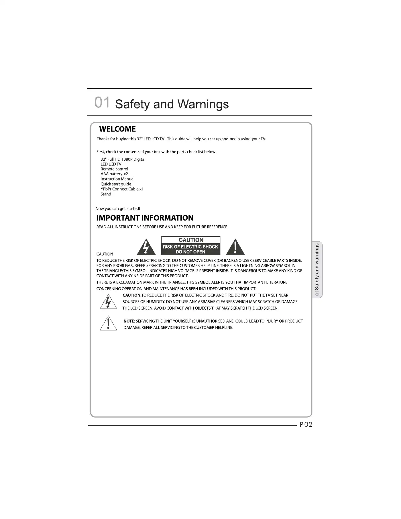 Haier LET32T1000HFM User Manual Manual pdf 3 page image