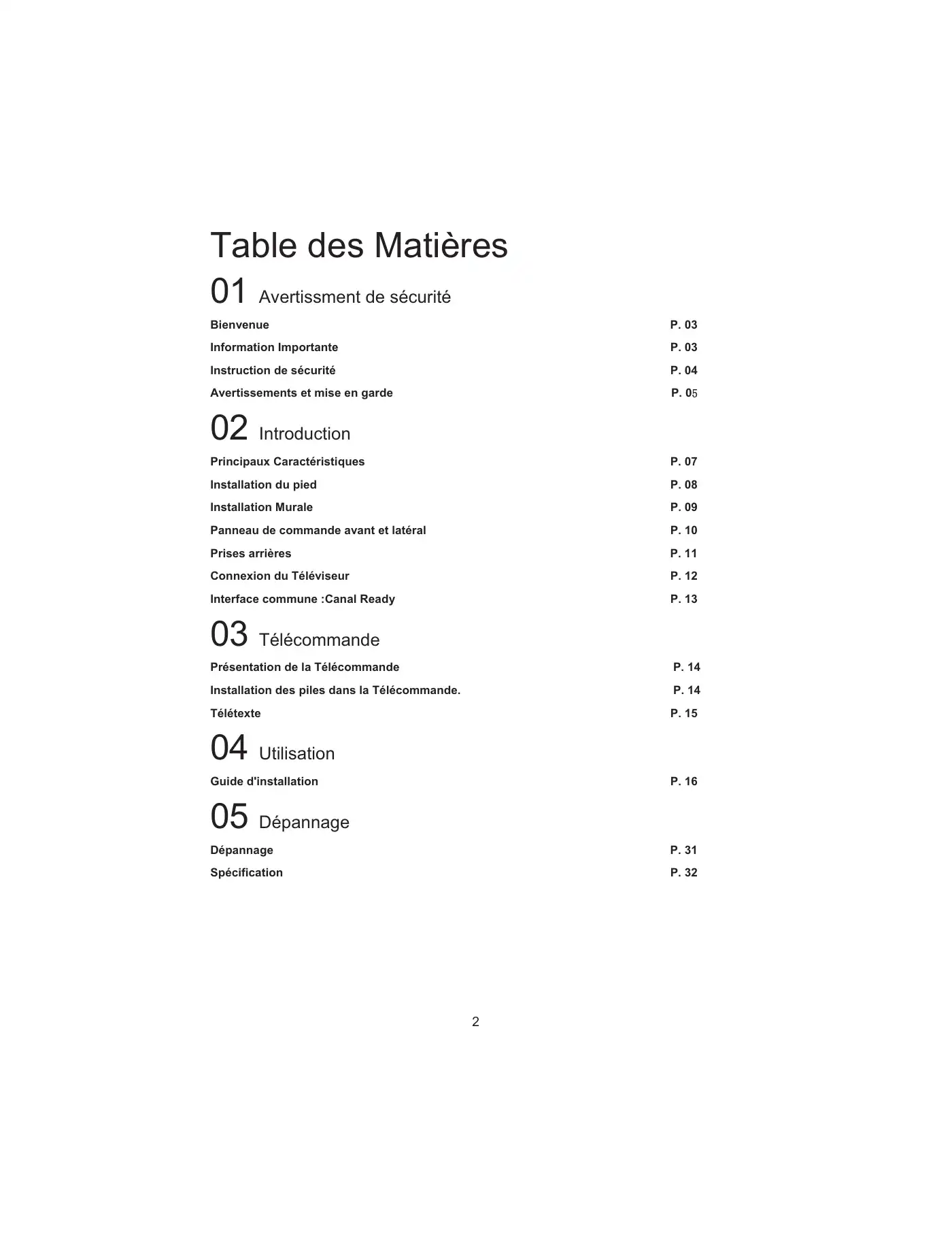 Haier LET32T1000HFM User Manual Manual pdf 64 page image