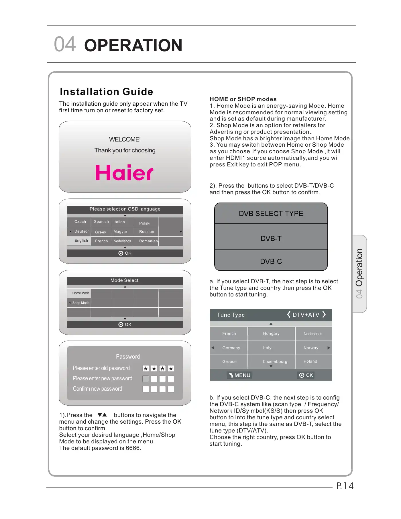 Haier LET32T1000HFM User Manual Manual pdf 15 page image