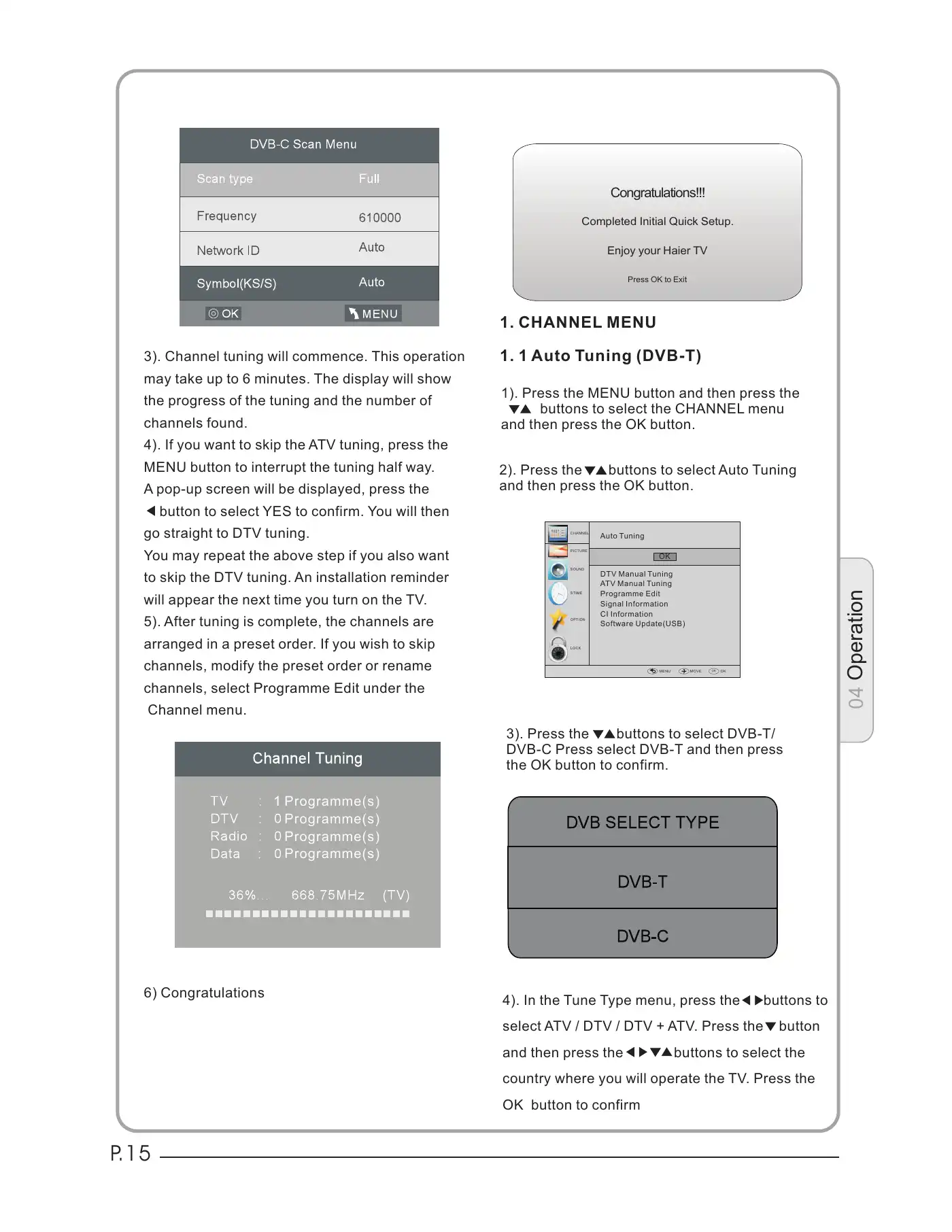 Haier LET32T1000HFM User Manual Manual pdf 16 page image