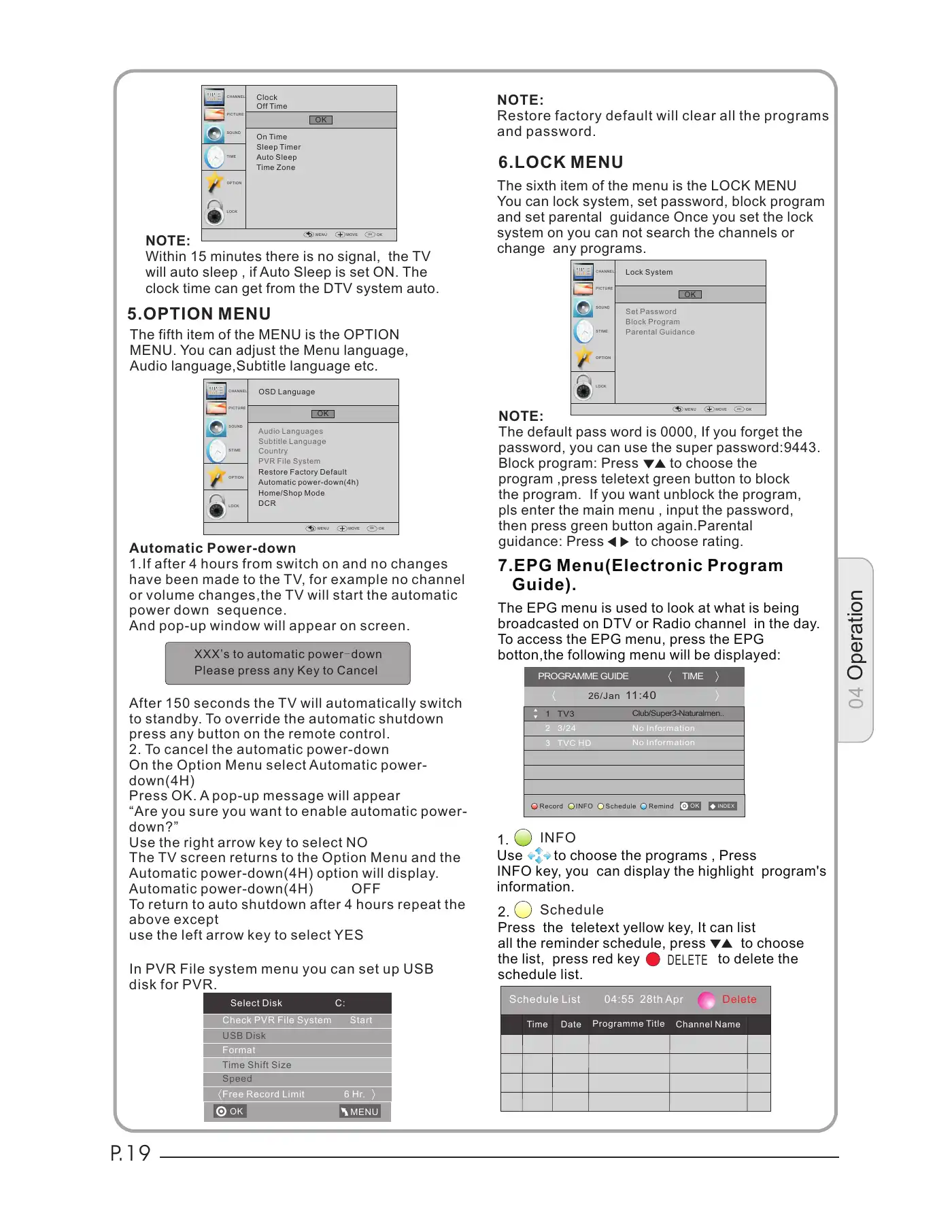 Haier LET32T1000HFM User Manual Manual pdf 20 page image