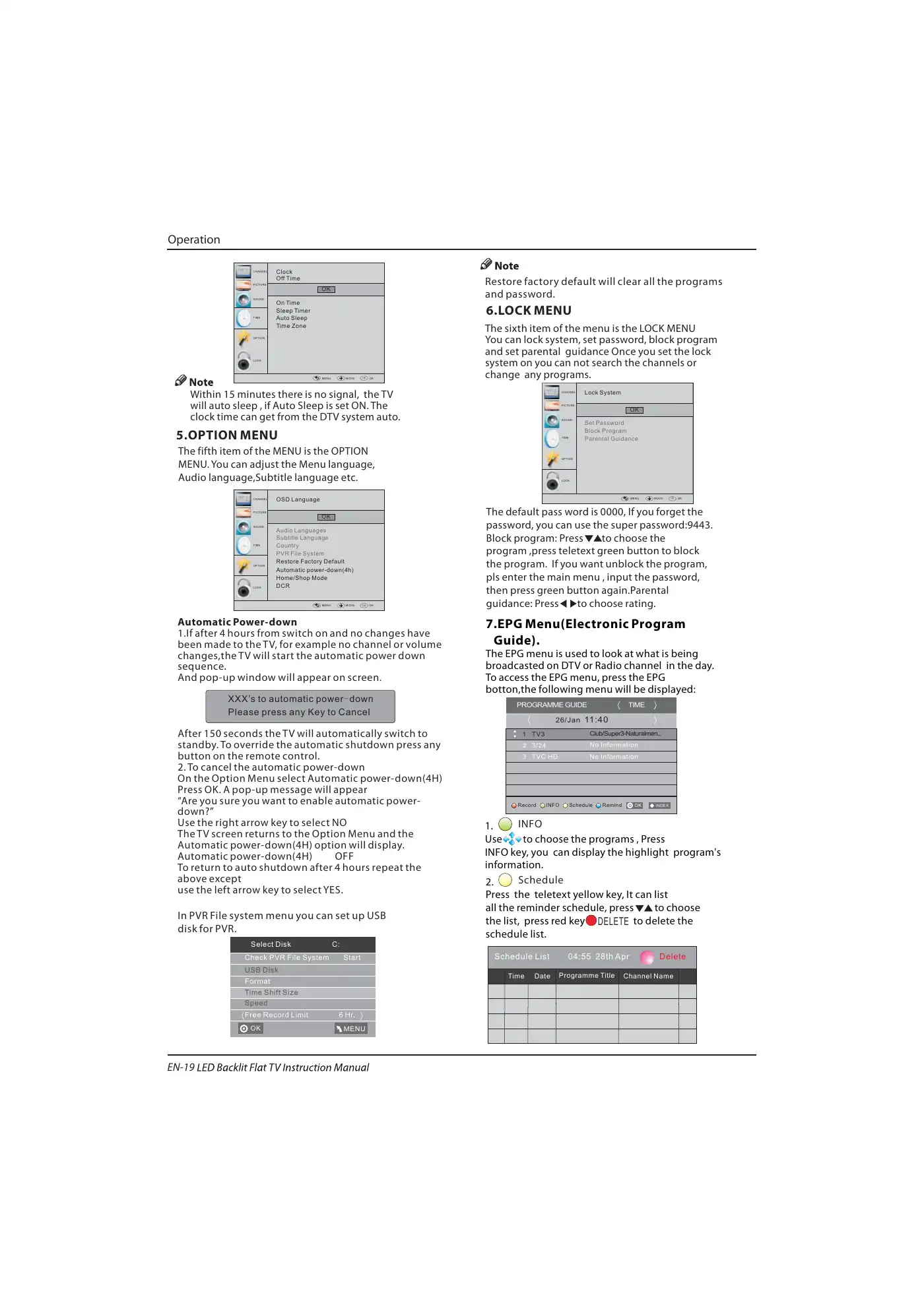 Haier LET46C800HF Instruction Manual Manual pdf 20 page image