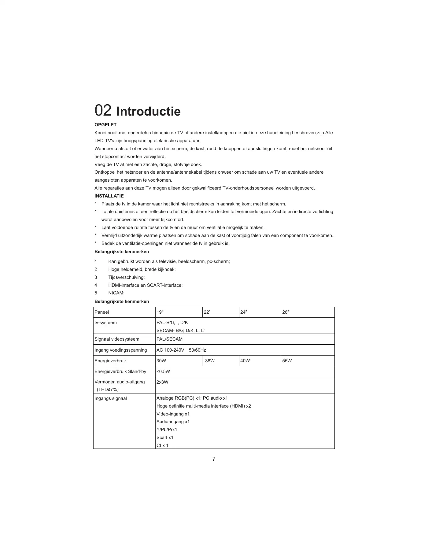 Haier LEY19T1000H User Manual Manual pdf 125 page image