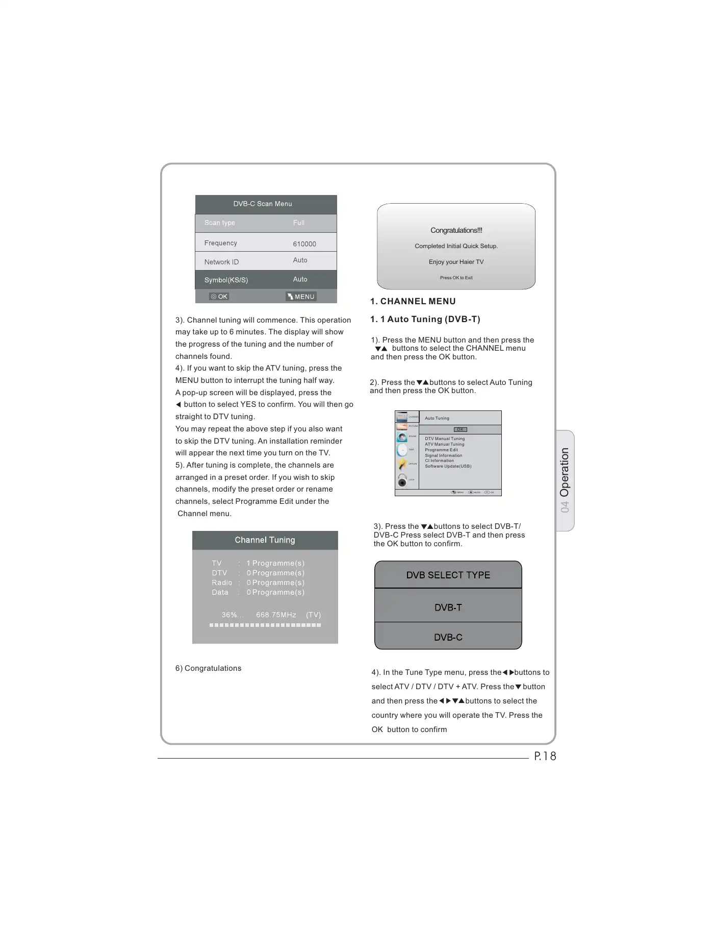 Haier LEY19T1000H User Manual Manual pdf 19 page image