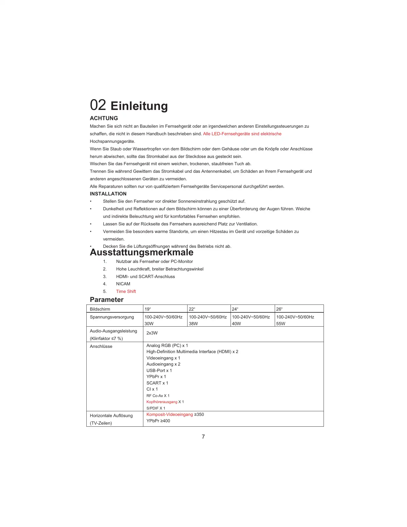Haier LEY19T1000H User Manual Manual pdf 42 page image