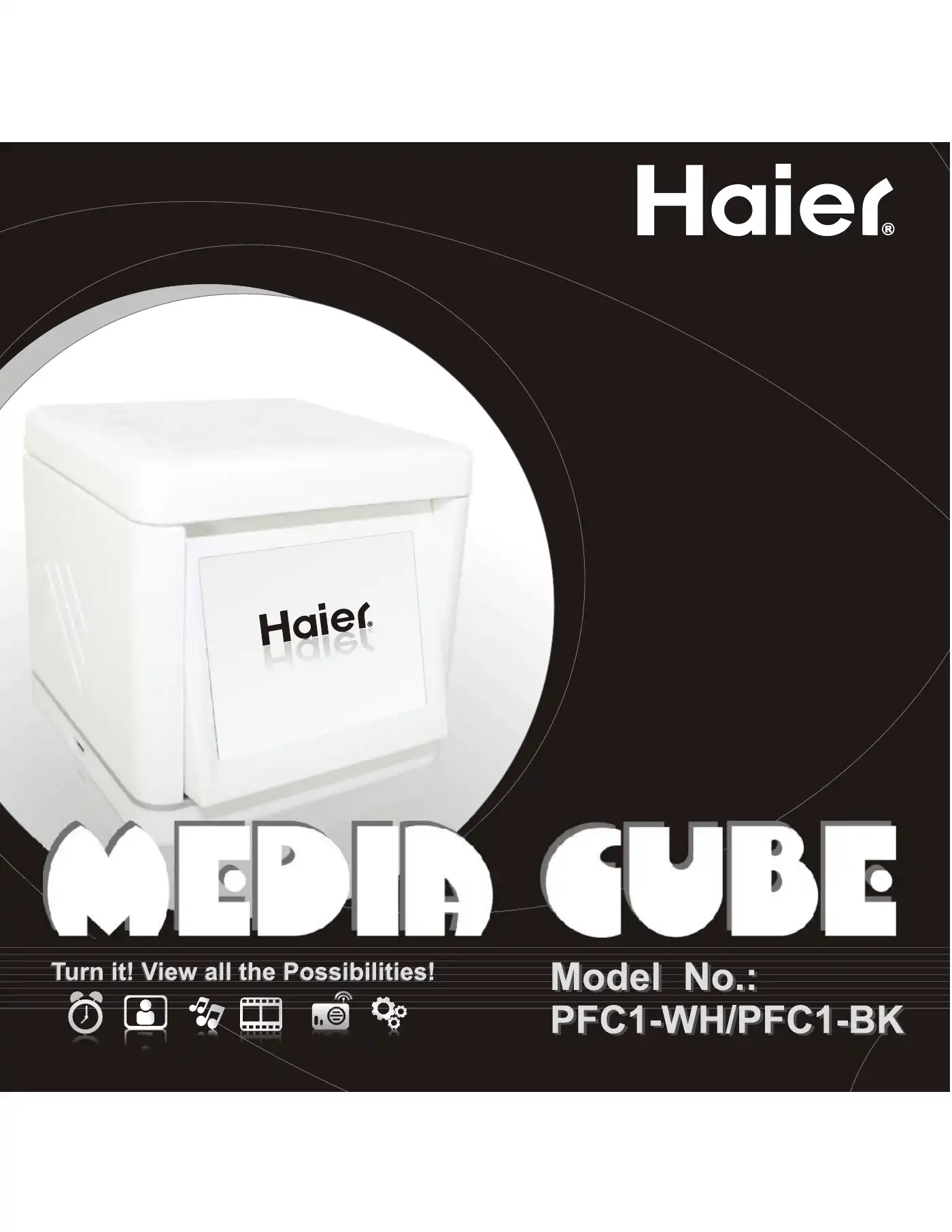 Haier Media Cube PFC1-BK User Manual Manual pdf 1 page image