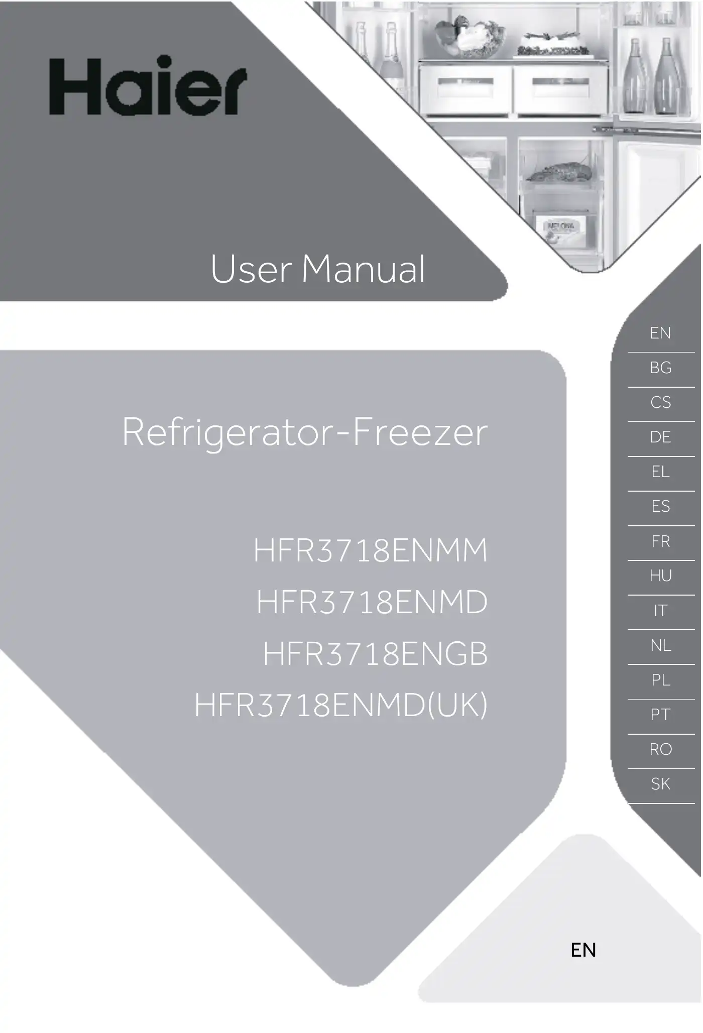 Haier HFR3718ENMM User Manual Manual pdf 1 page image