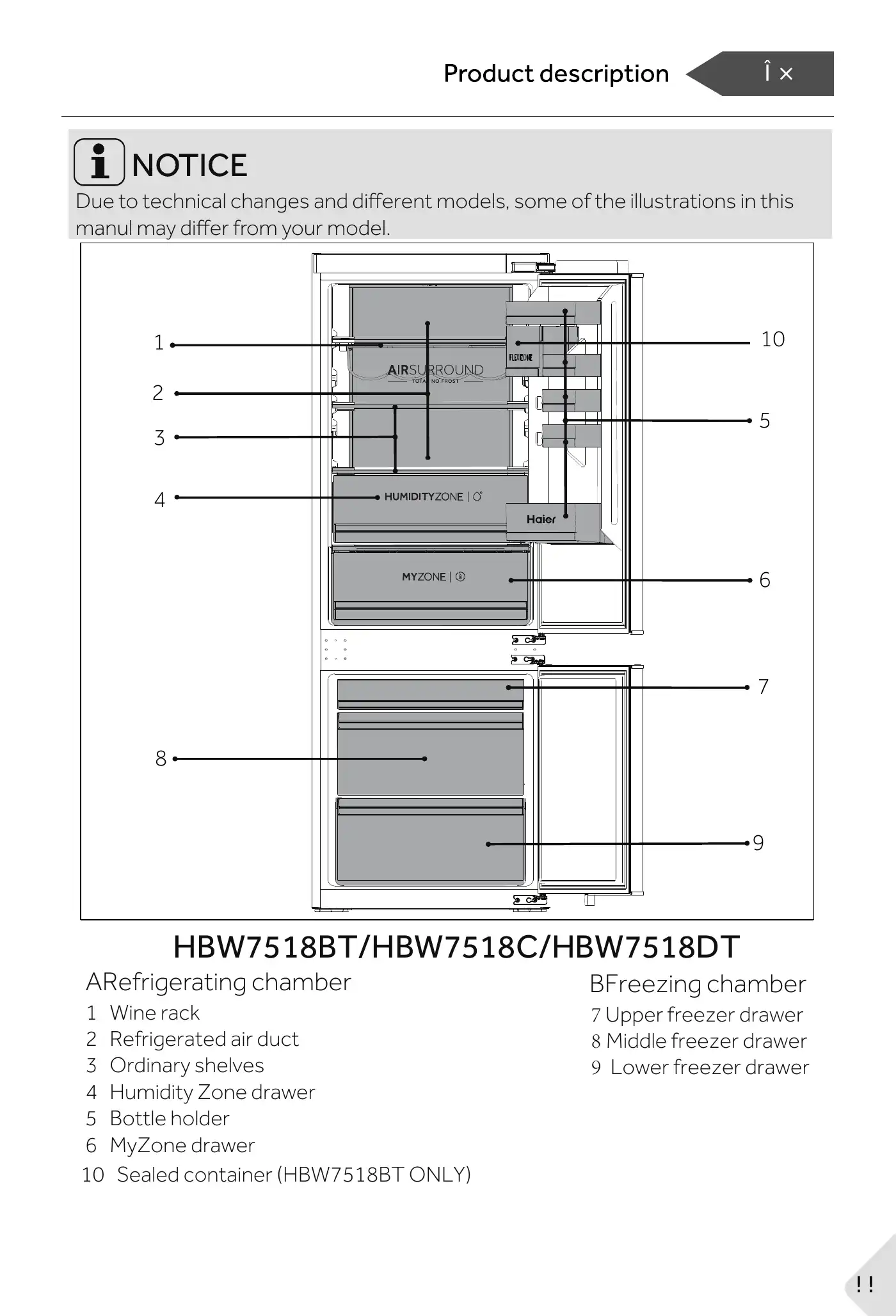 Haier HBW7518BT User Manual Manual pdf 11 page image