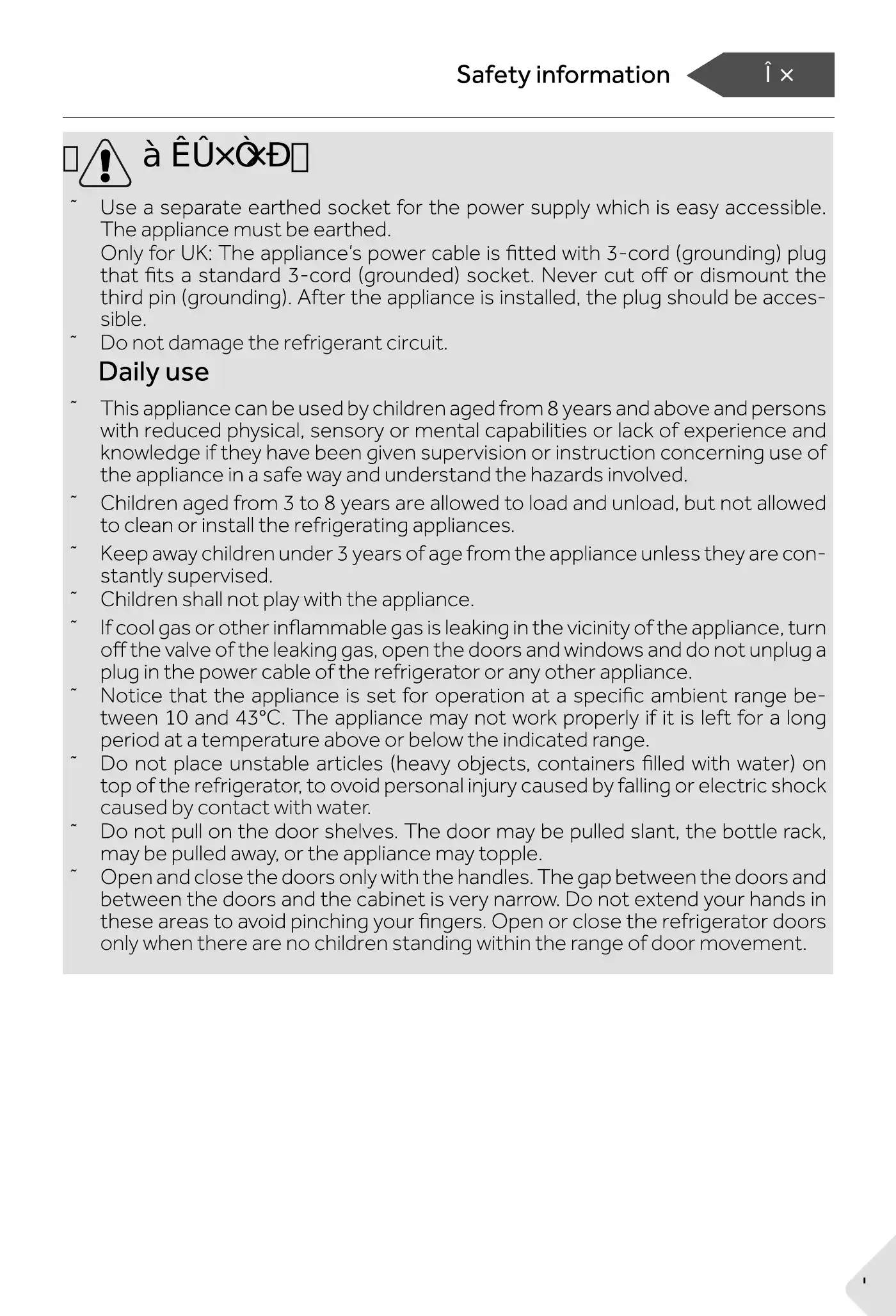 Haier HBW7518BT User Manual Manual pdf 7 page image