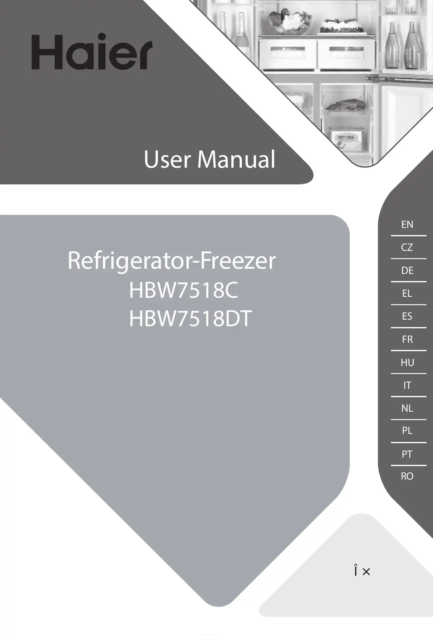 Haier HBW7518C User Manual Manual pdf 1 page image