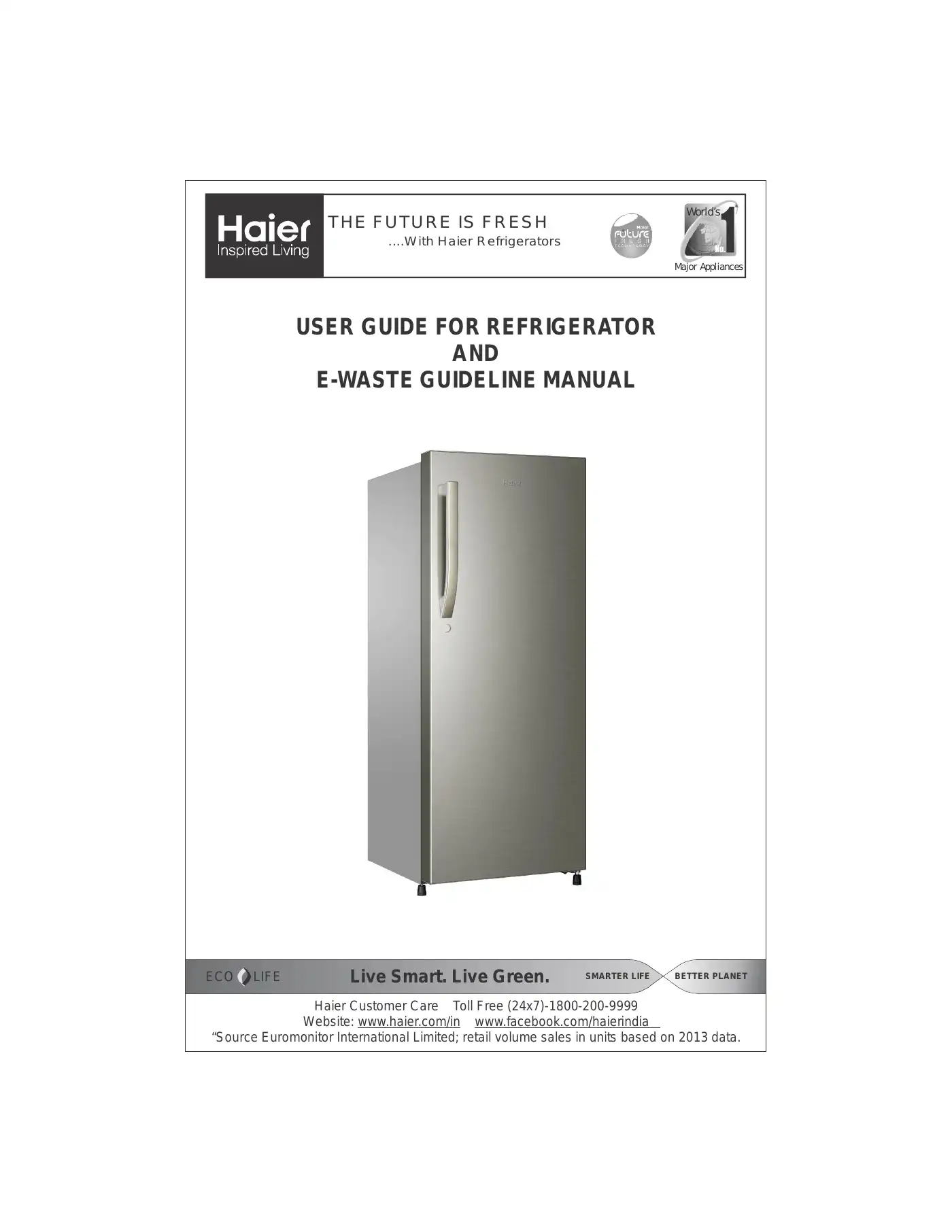 Haier HRD-2714CS User Manual Manual pdf 1 page image