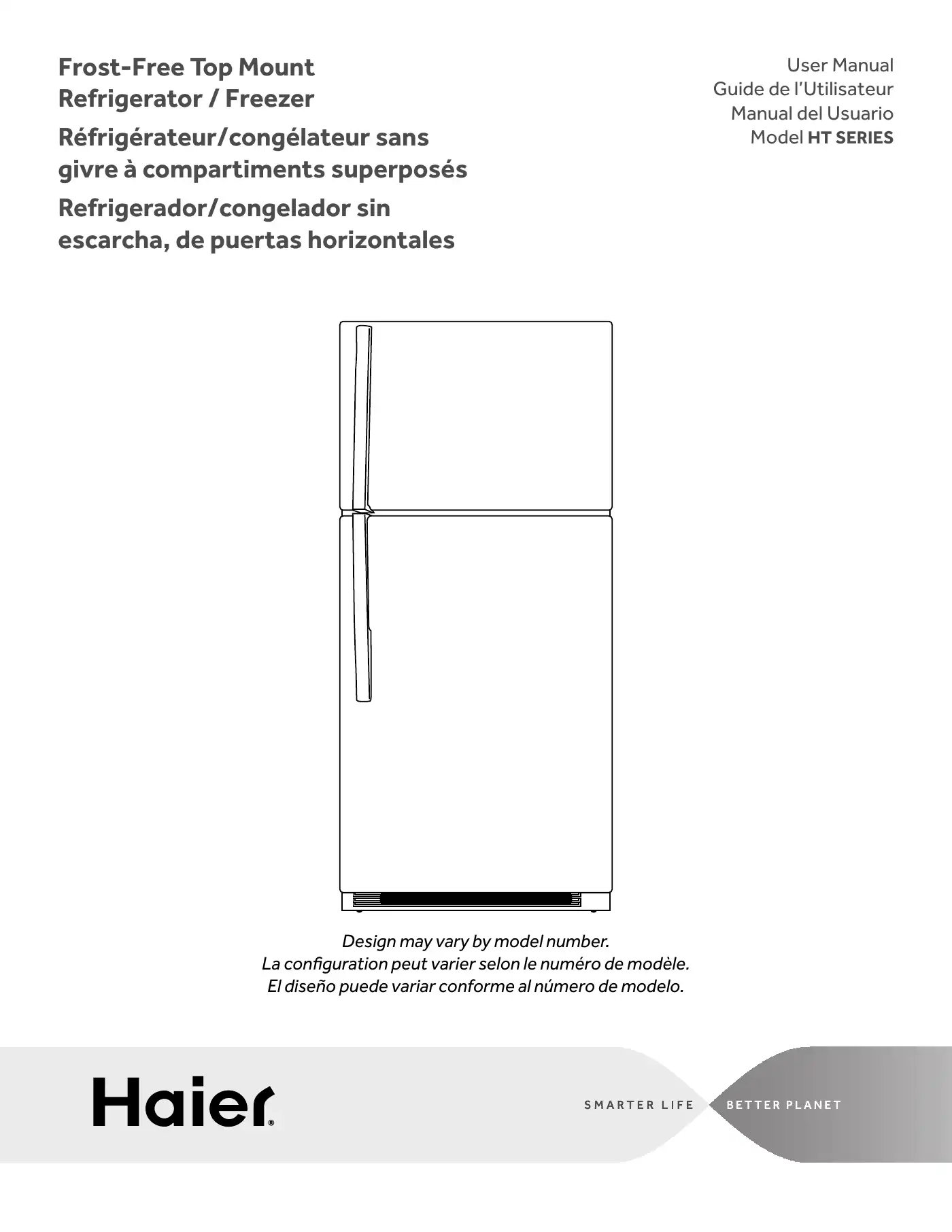 Haier HT SERIES User Manual Manual pdf 1 page image