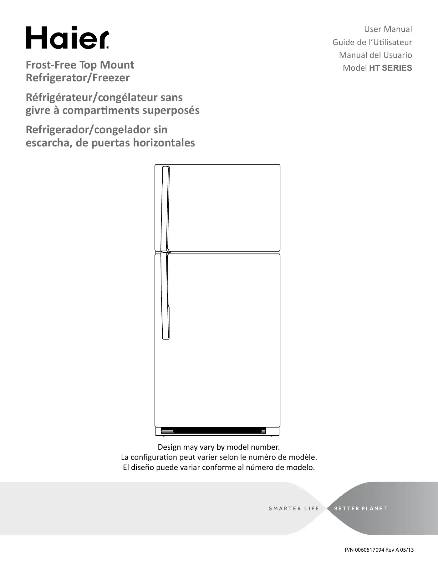 Haier HT SERIES User Manual Manual pdf 1 page image