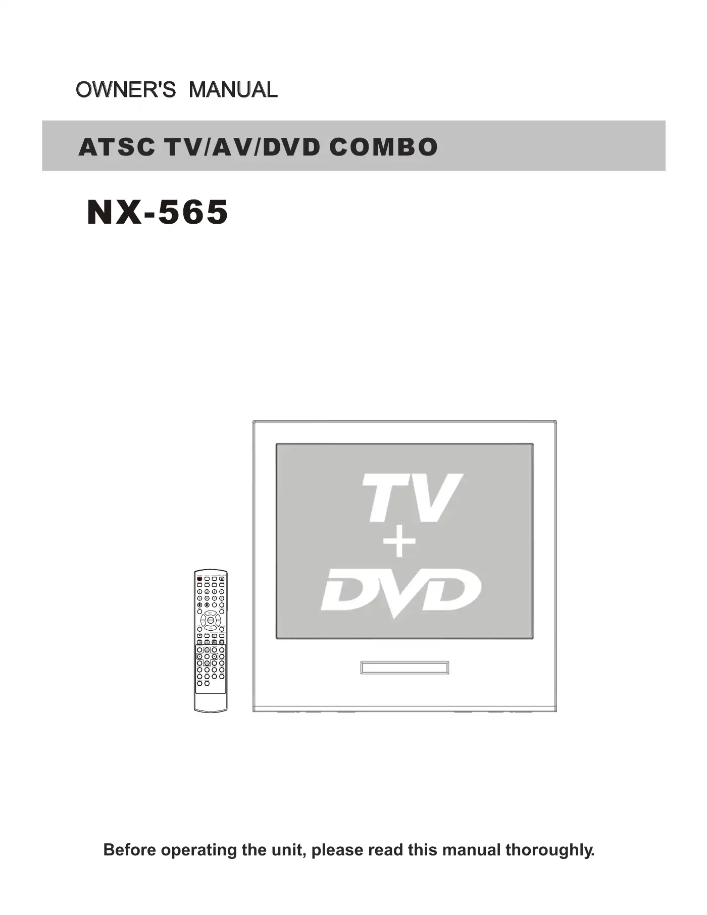 Haier NX-565 Owner's Manual Manual pdf 1 page image