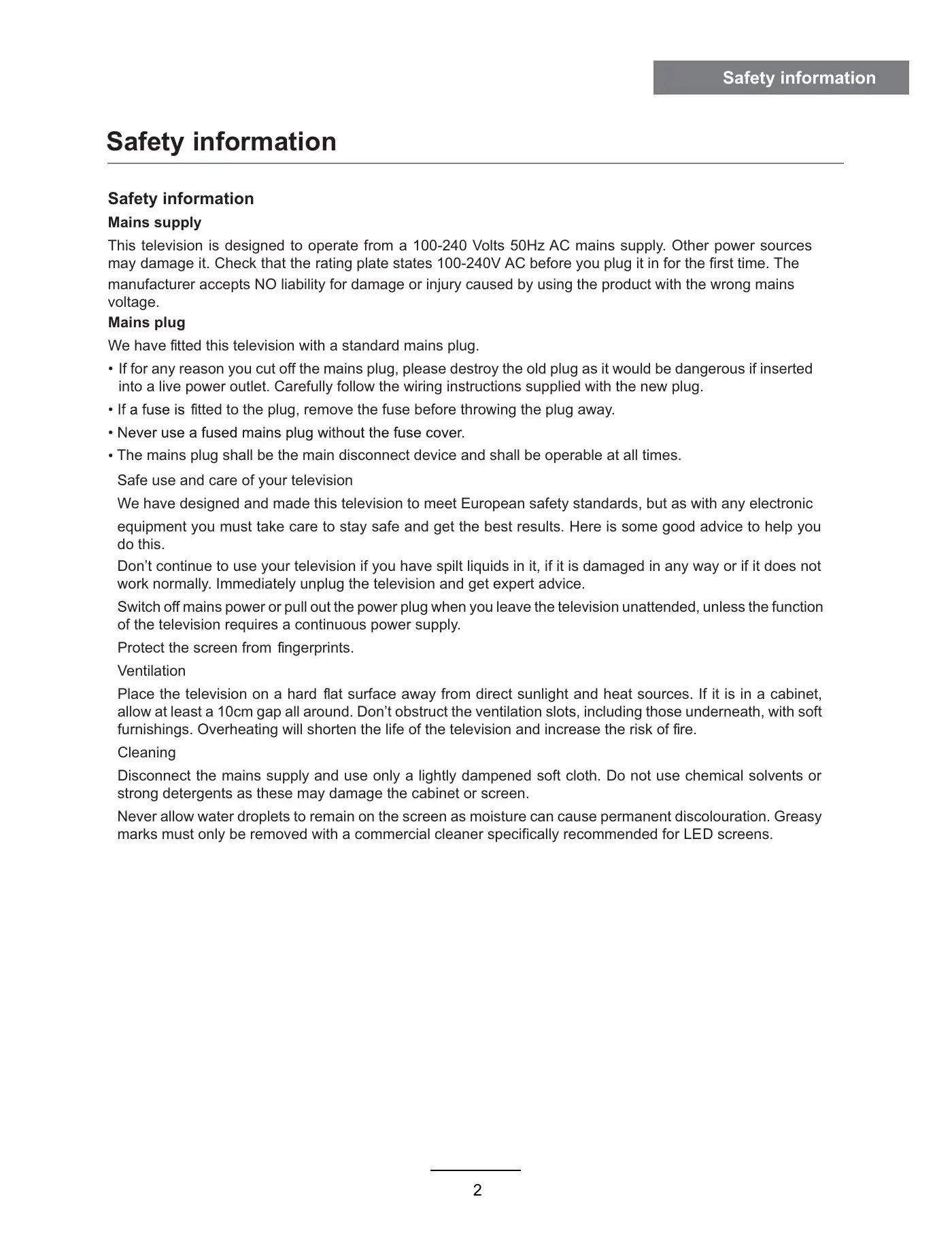 Haier LE46D10F User Manual Manual pdf 5 page image