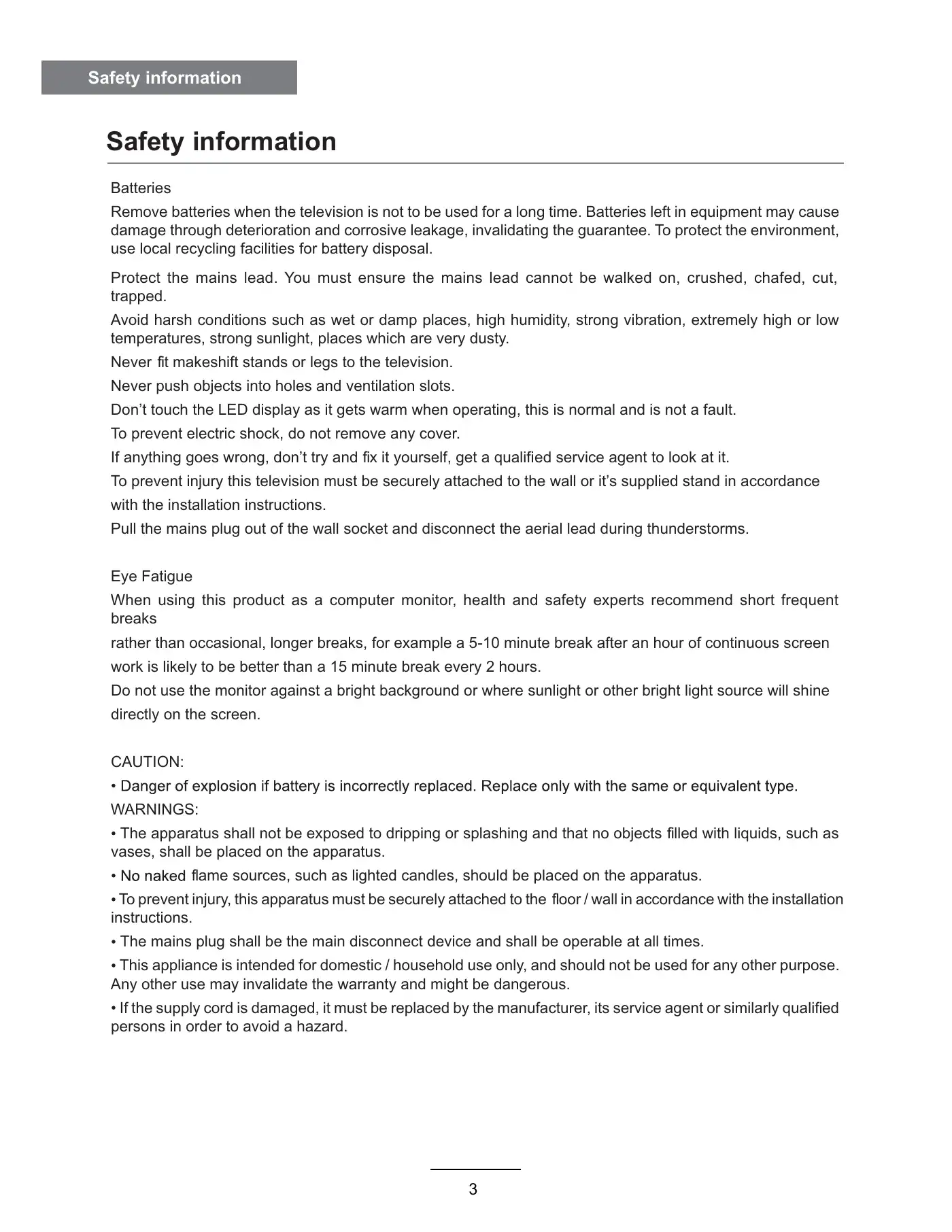 Haier LE46D10F User Manual Manual pdf 6 page image