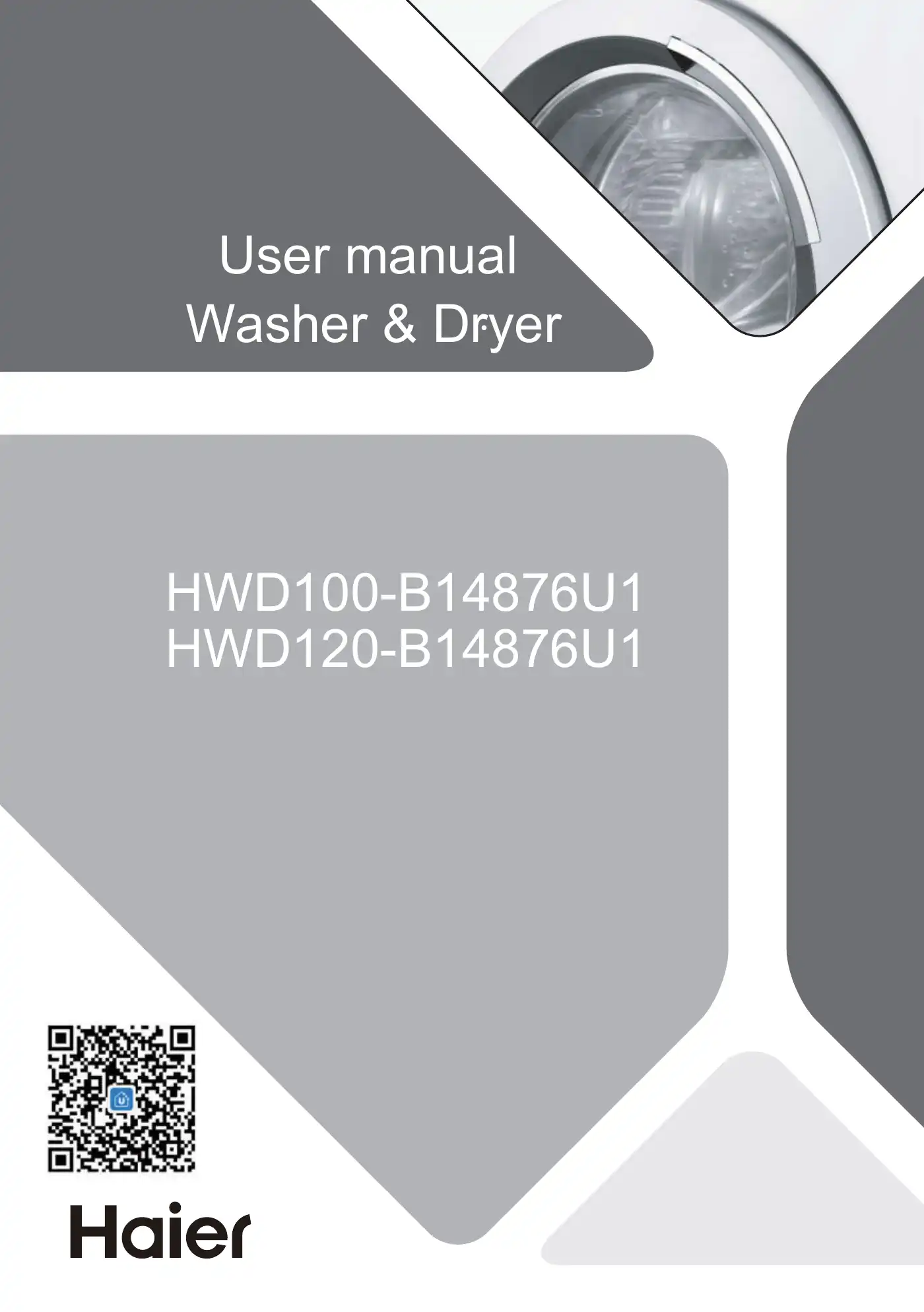Haier HWD100-B14876U1 User Manual Manual pdf 1 page image